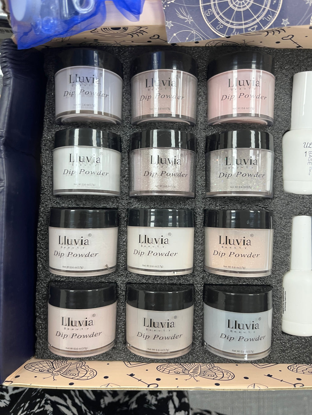 New 12 Dip Colored Powder Gel Nail Sets