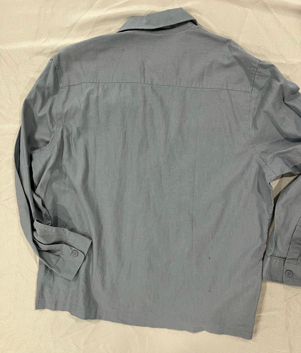 Blue Button Up Long Sleeve image 2