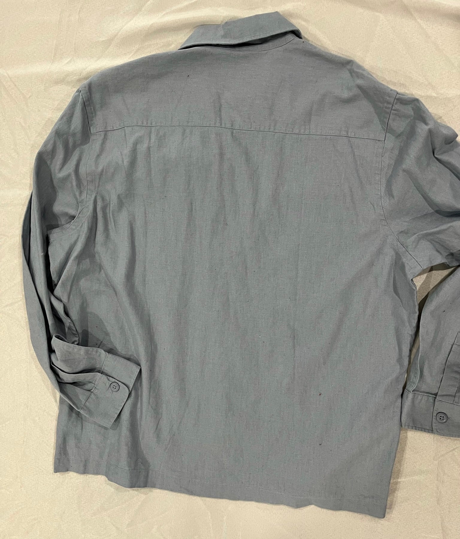 Blue Button Up Long Sleeve image 2