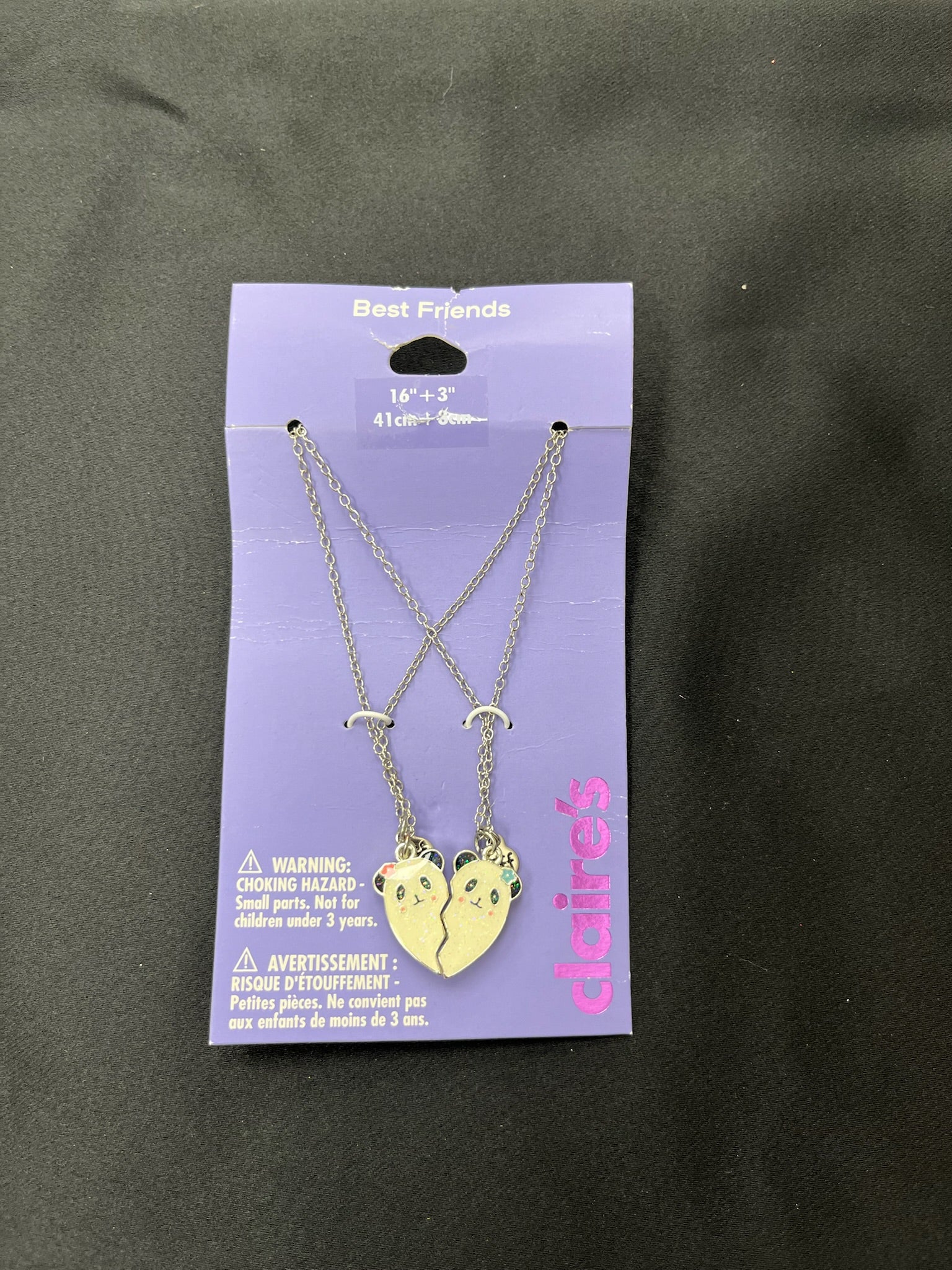 Two Piece Panda Bear Necklace Set