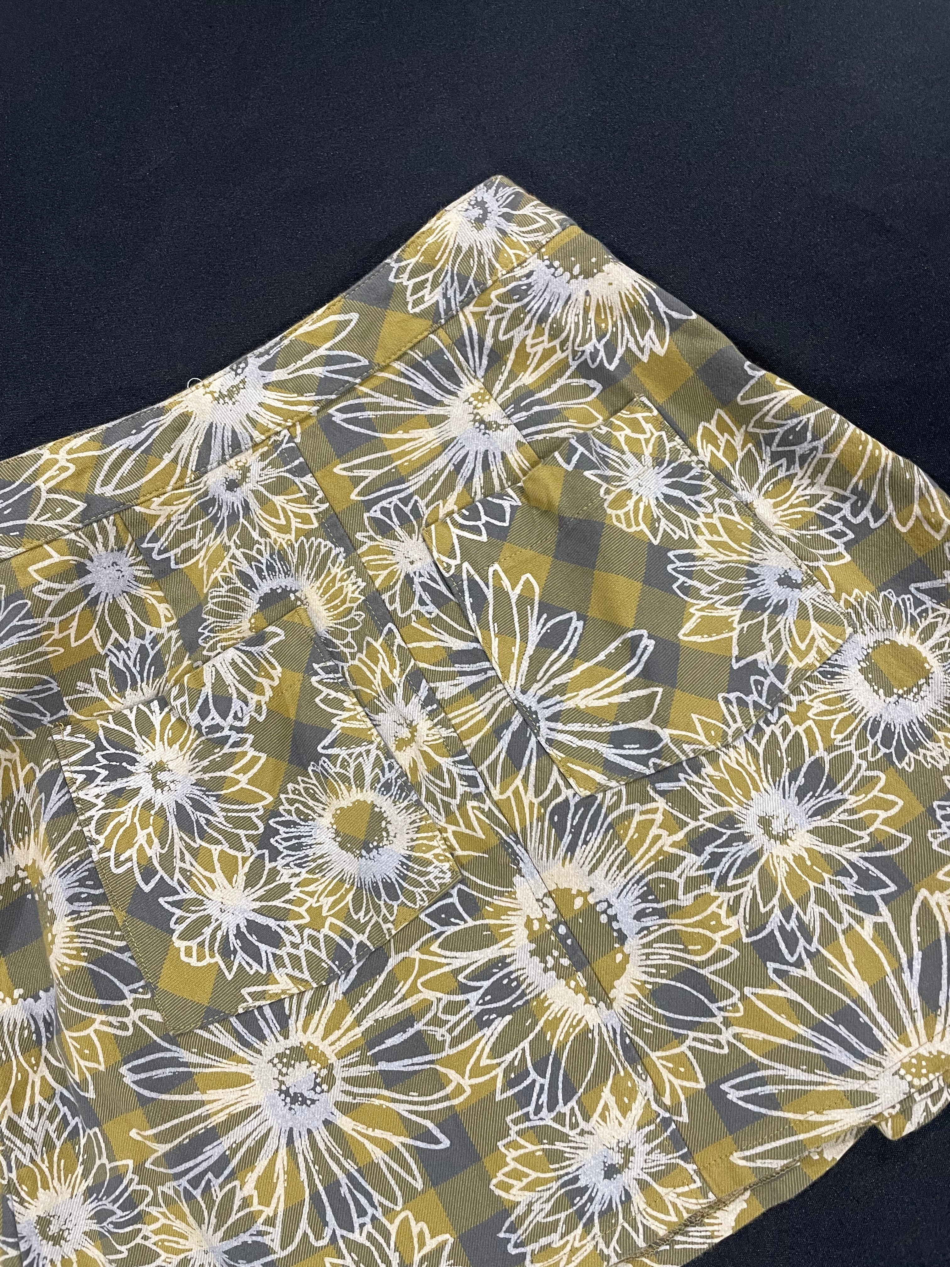 Green Floral Skirt image 3