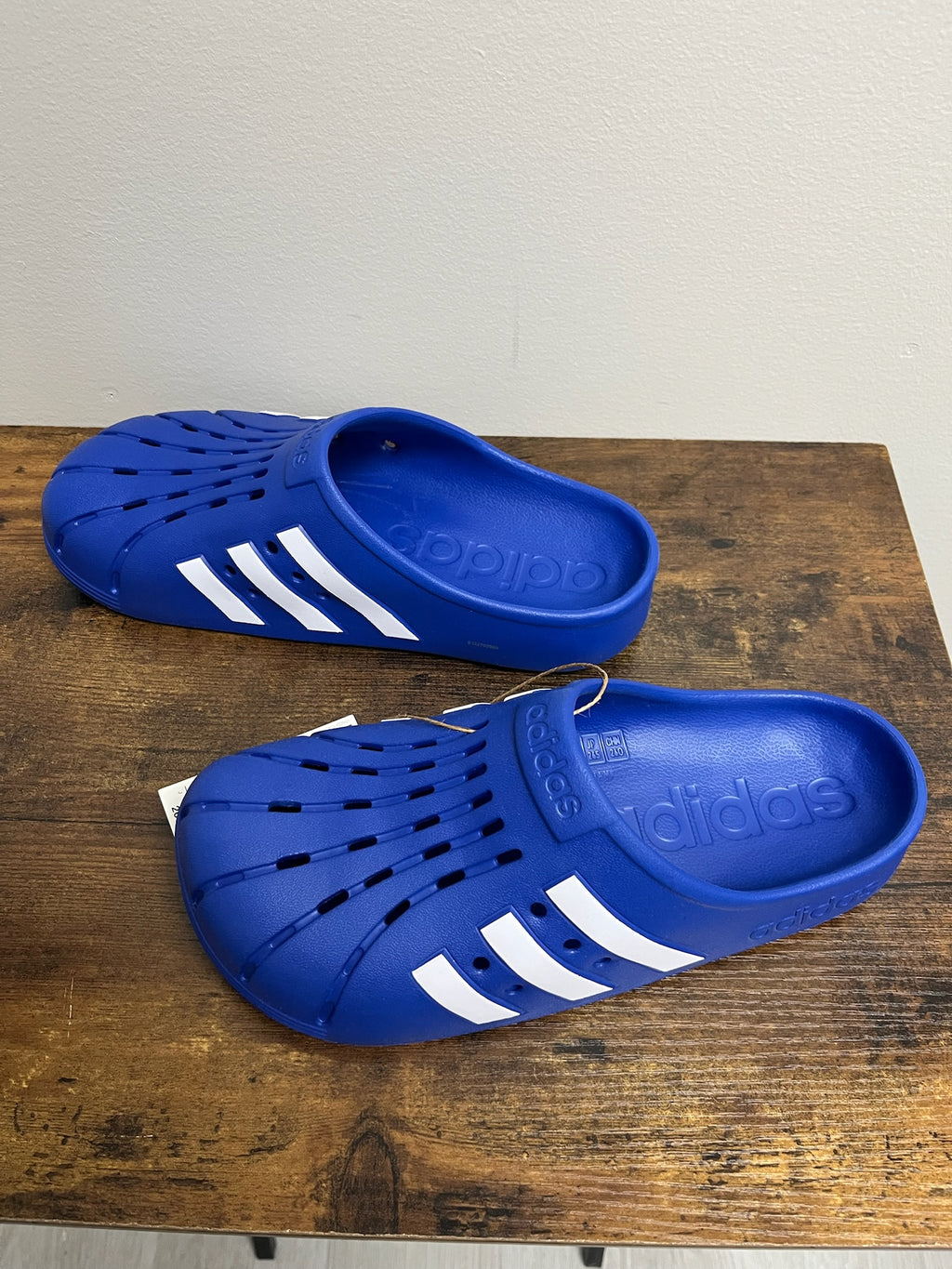 Unisex Blue Adidas Clogs