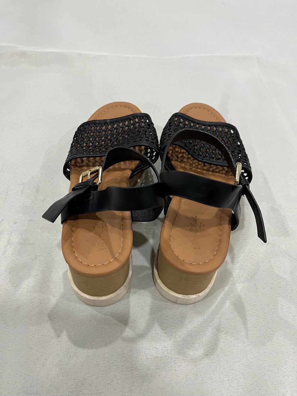 Women’s Black Sandal Wedges image 3