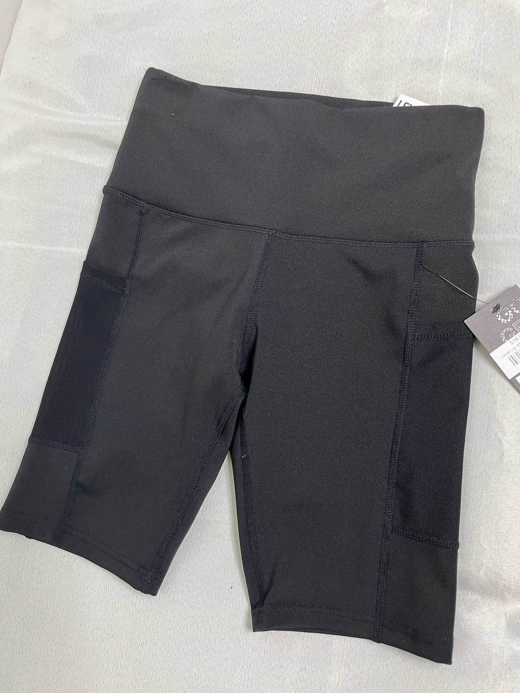 Women’s Black Exercise Shorts image 1