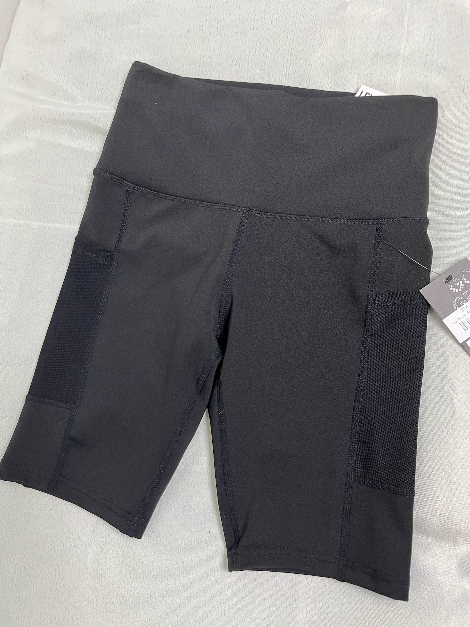 Women’s Black Exercise Shorts image 1