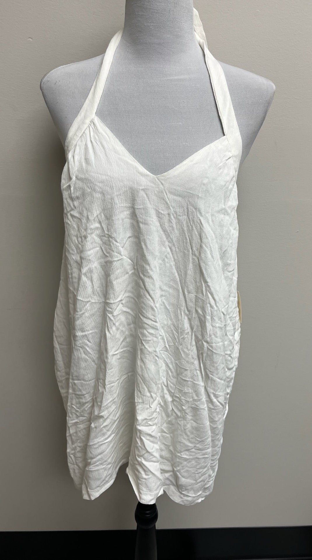Women’s White Halter Dress
