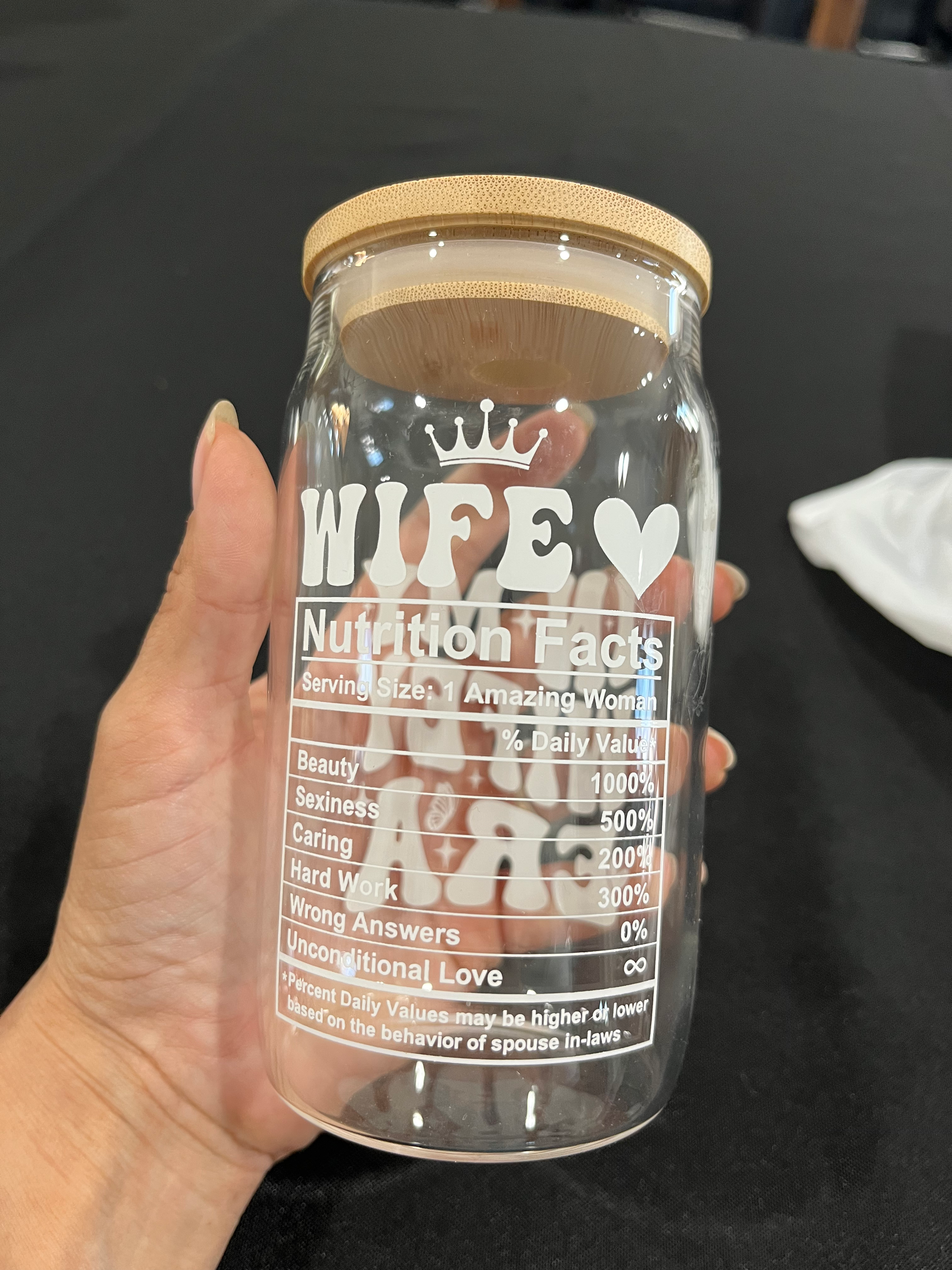 New Glass In My Wifey Era Cup Set image 3