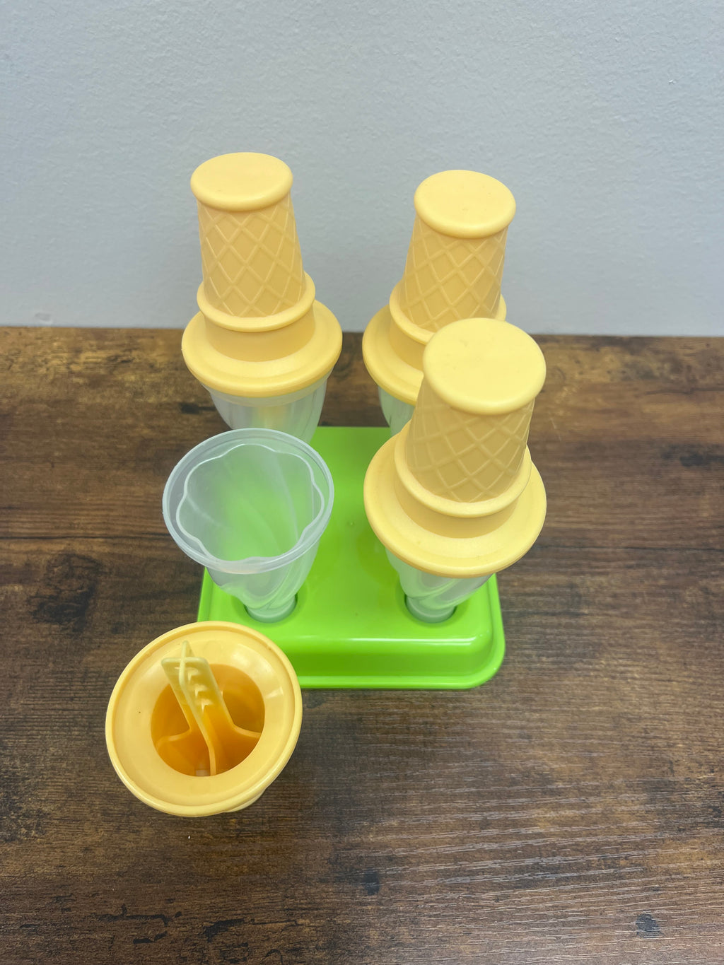 Used Plastic Ice Cream Molds