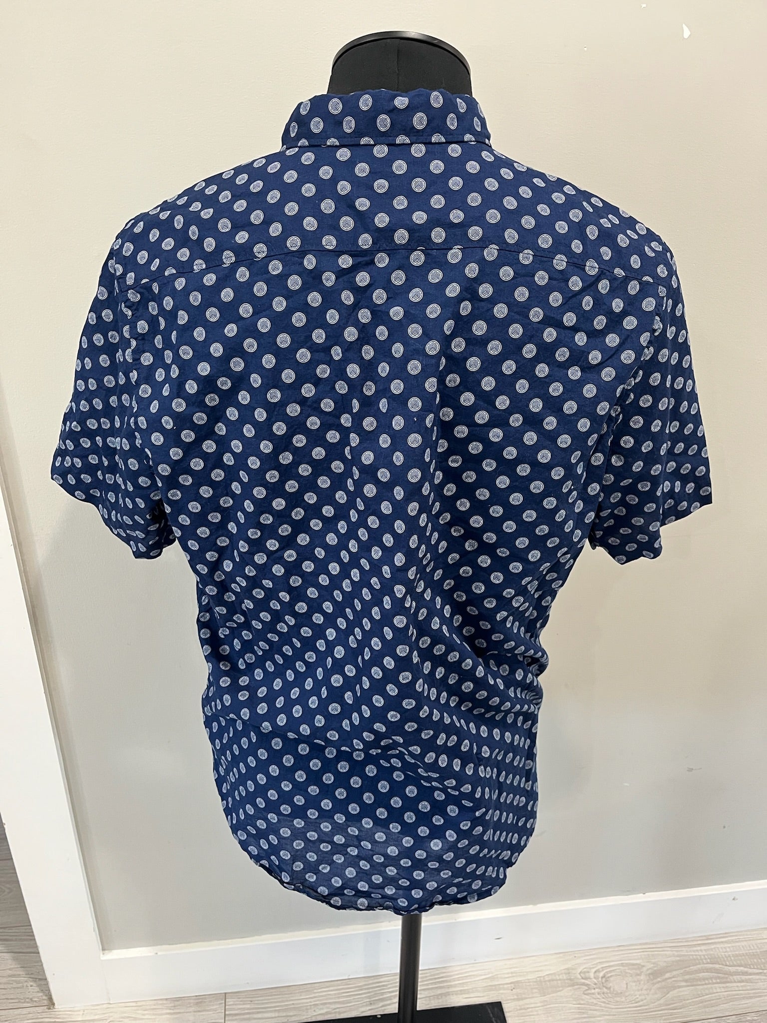 Men’s Blue Button Up Shirt image 2