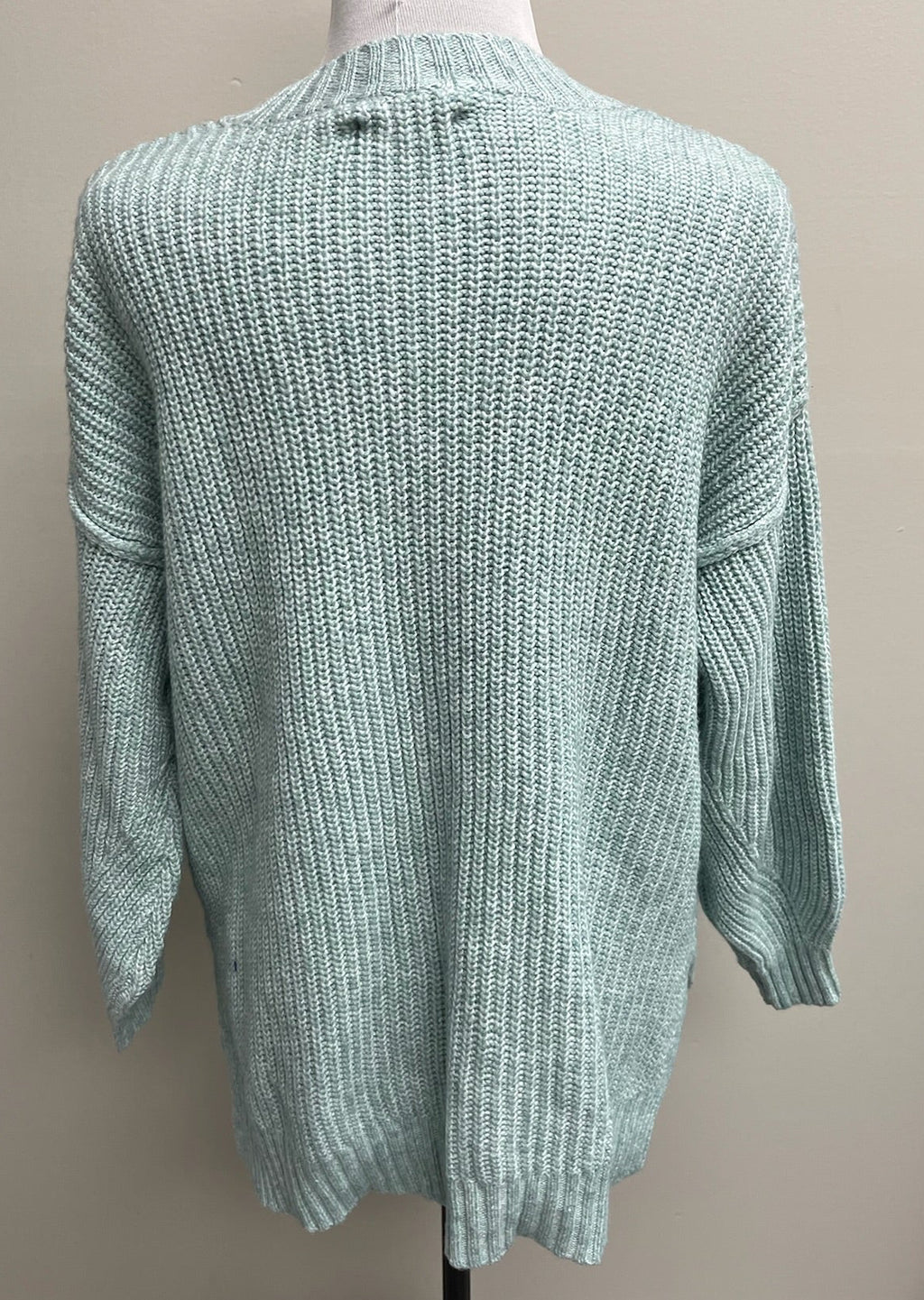 Women’s Blue Knitted Sweater Shirt