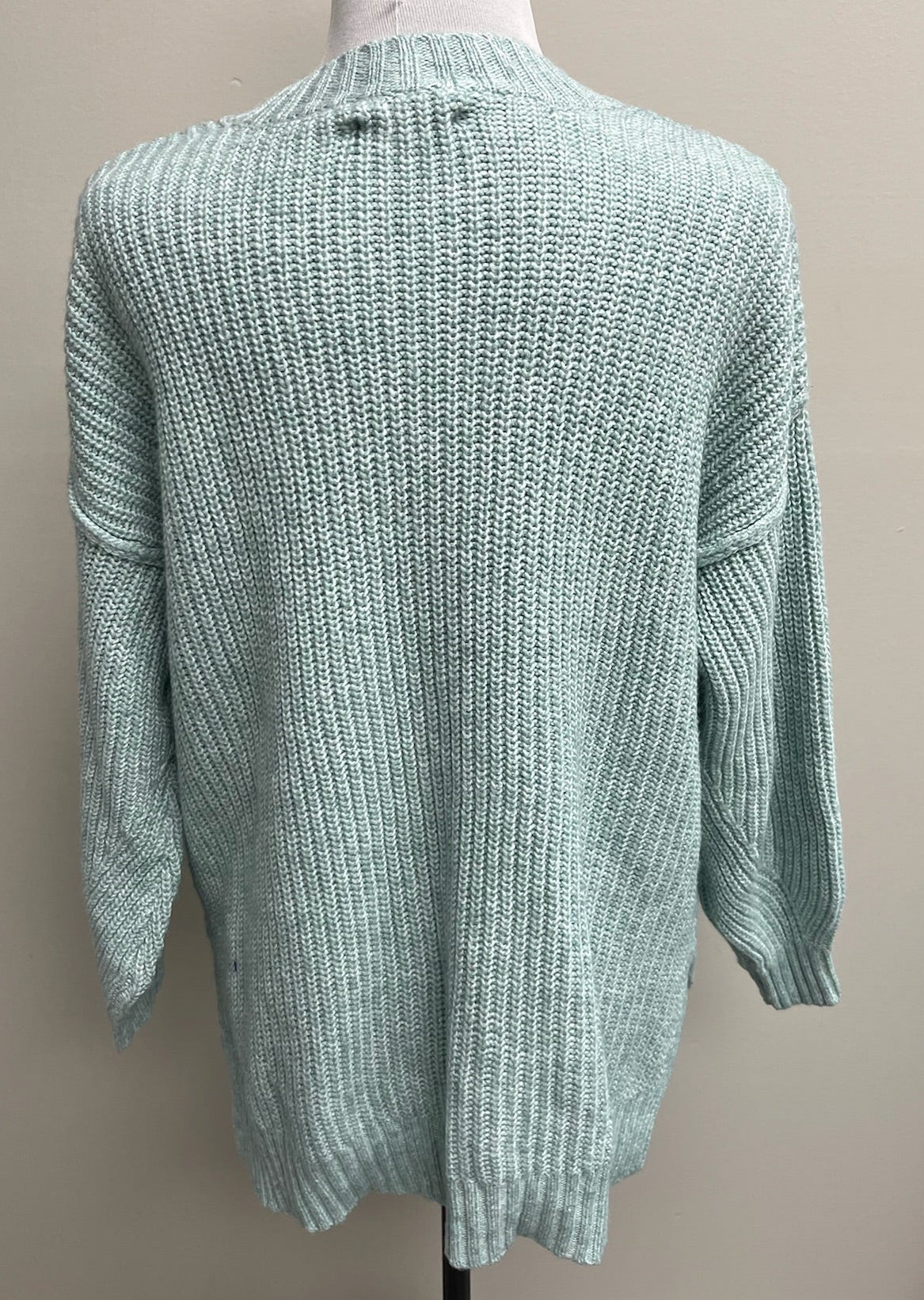 Women’s Blue Knitted Sweater Shirt