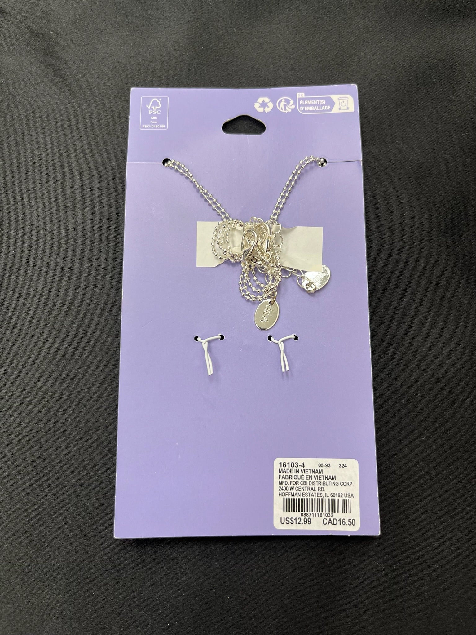 Two Piece Mother & Daughter Heart Necklace Set