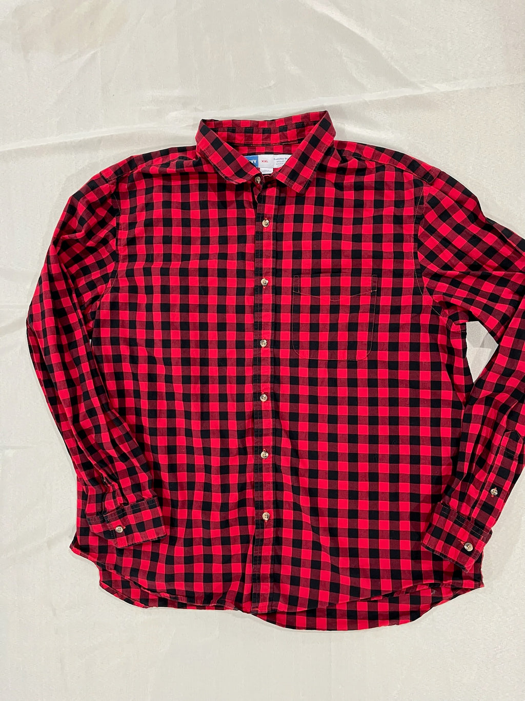 Men’s Red Flannel Button Up