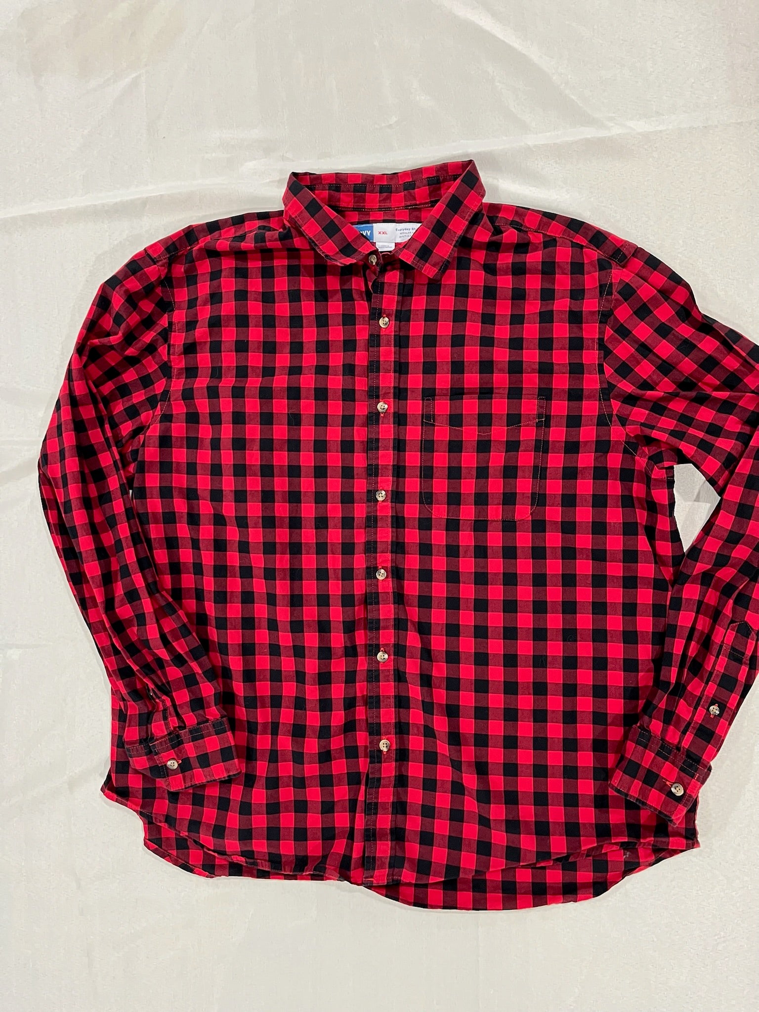 Men’s Red Flannel Button Up
