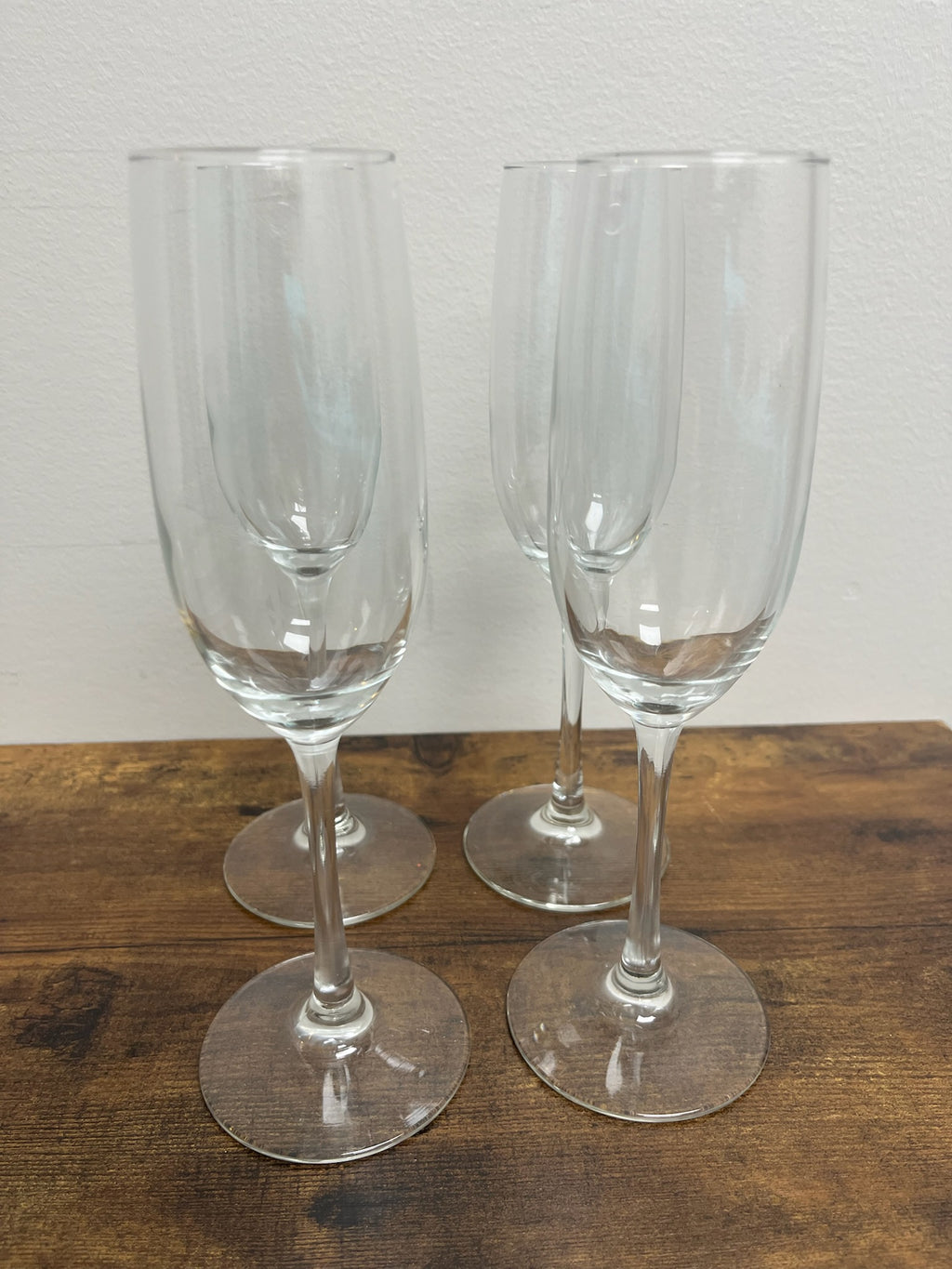 New 8 Oz Champagne Glasses - 4 Pack