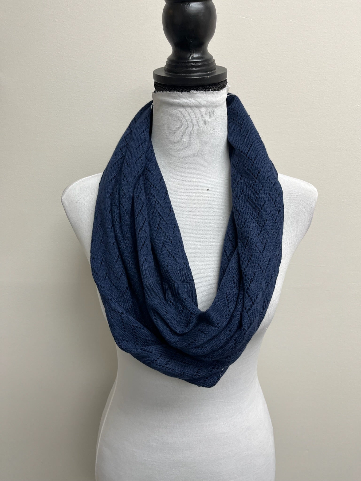 Navy Blue Scarf