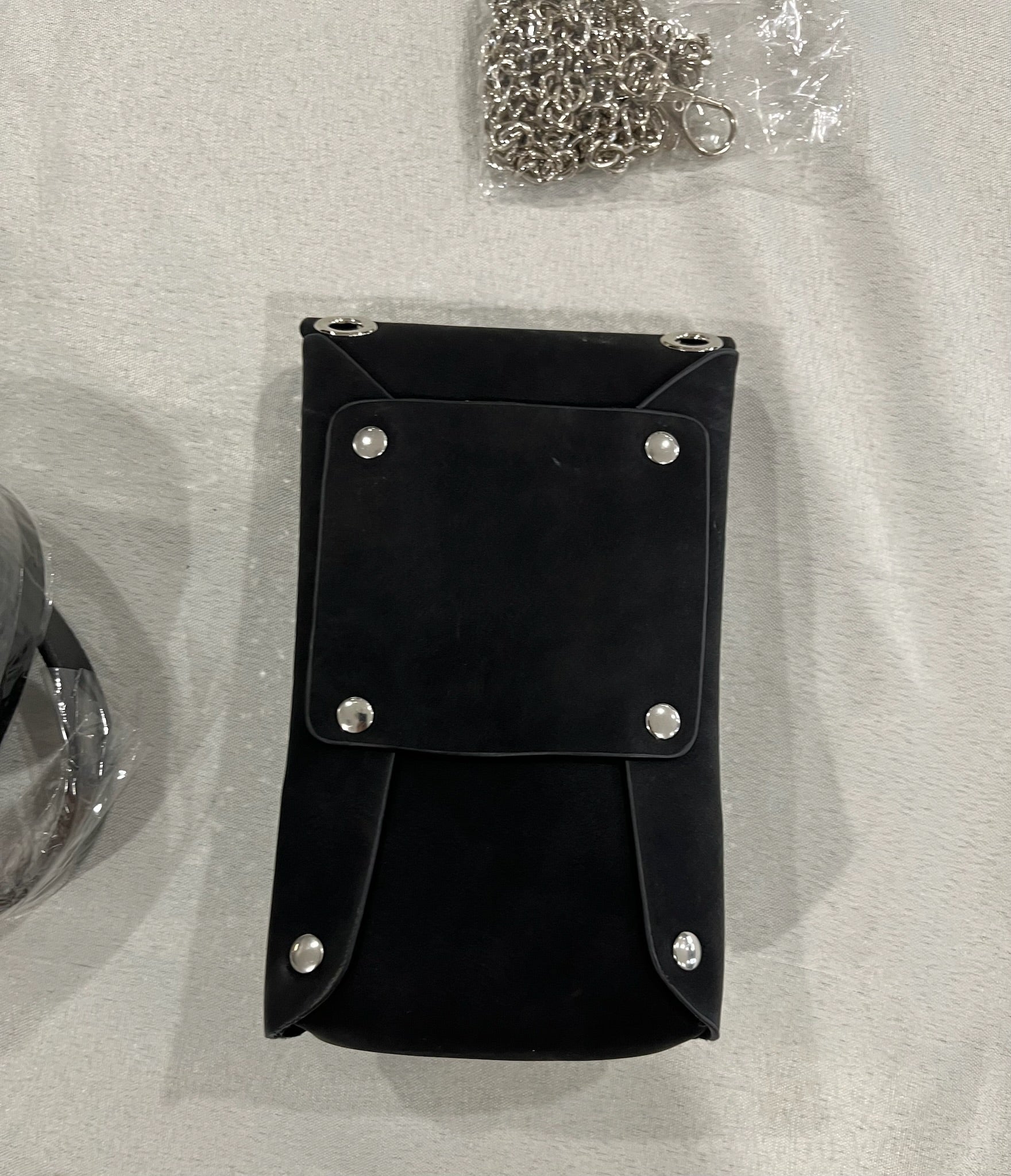 Black Rhinestone Crossbody or Waist phone Bag image 3