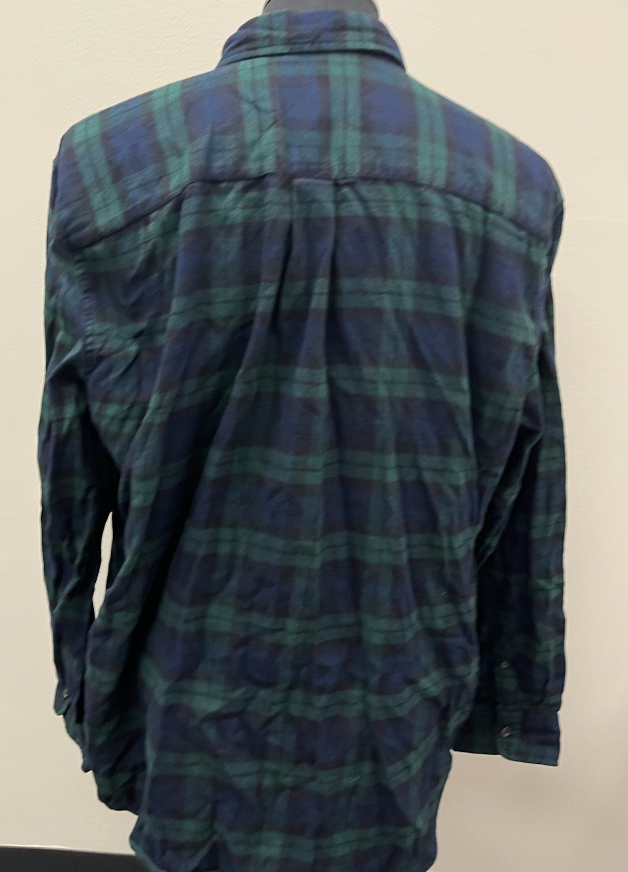 New Men’s Green Flannel Shirt