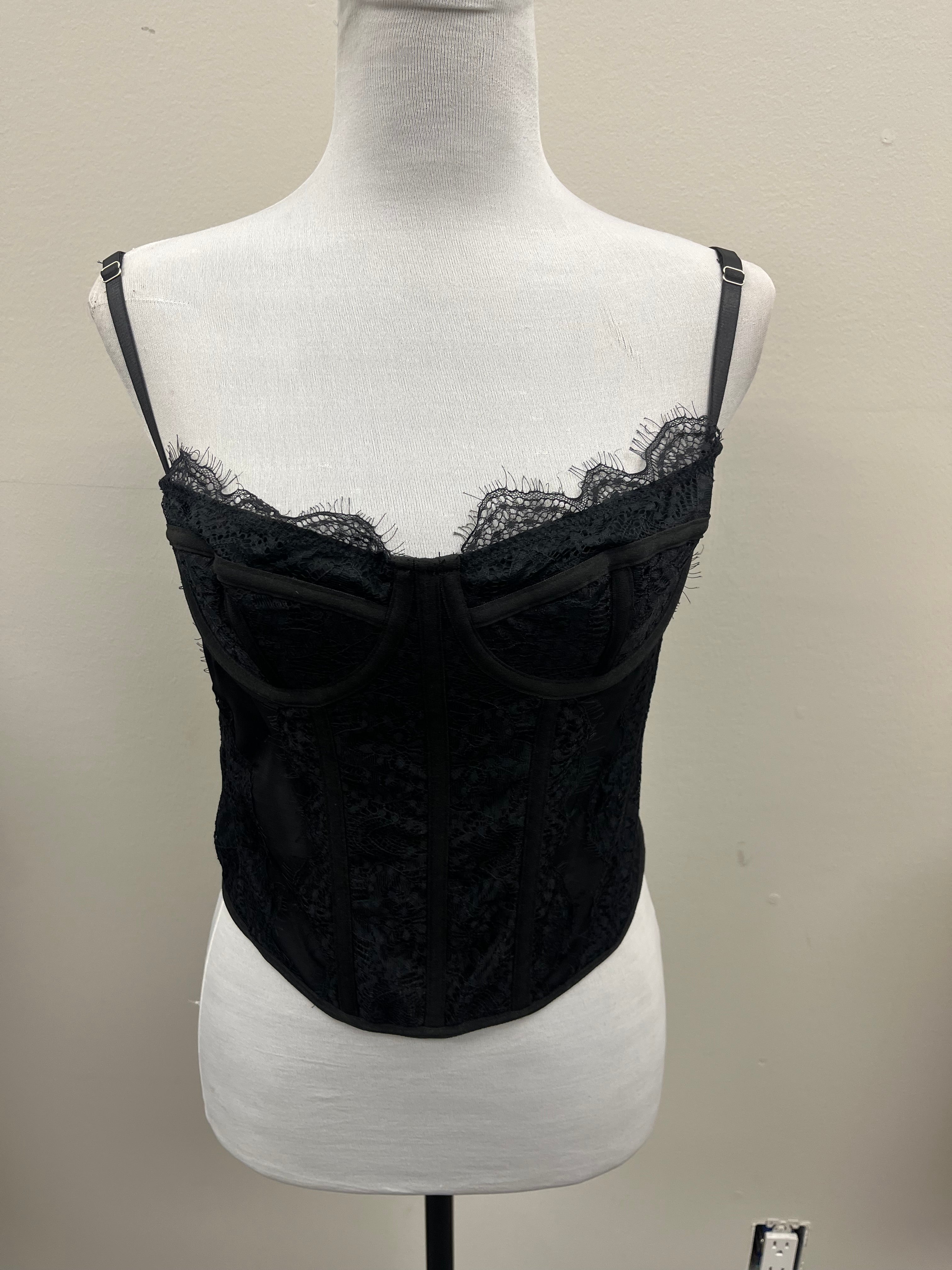 Used Women’s Black Corset