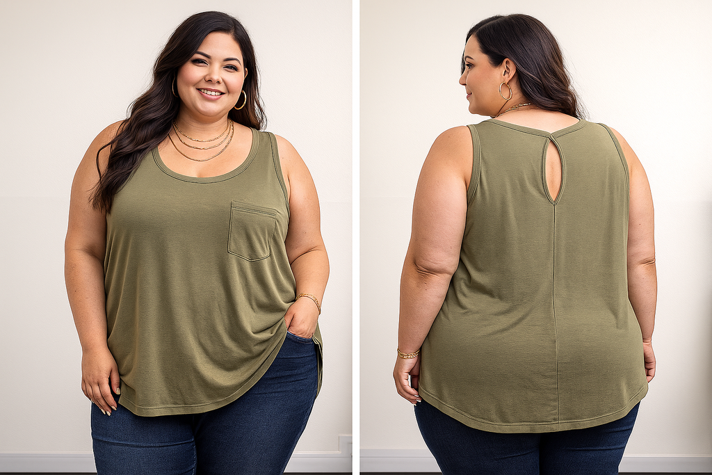 Women’s Green Tank Top