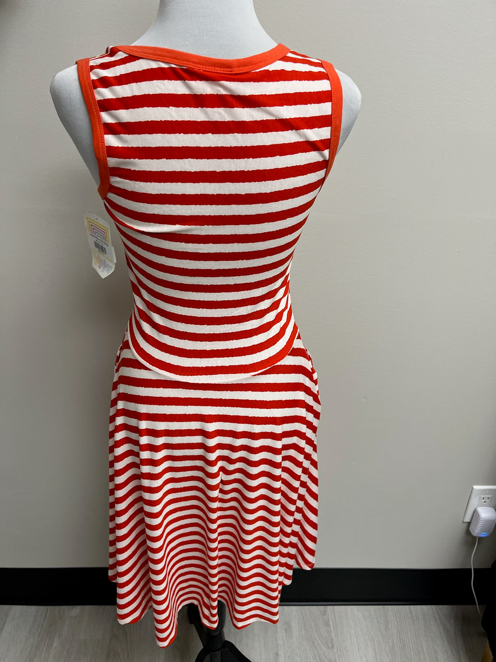 Women’s Red Chevron Dress