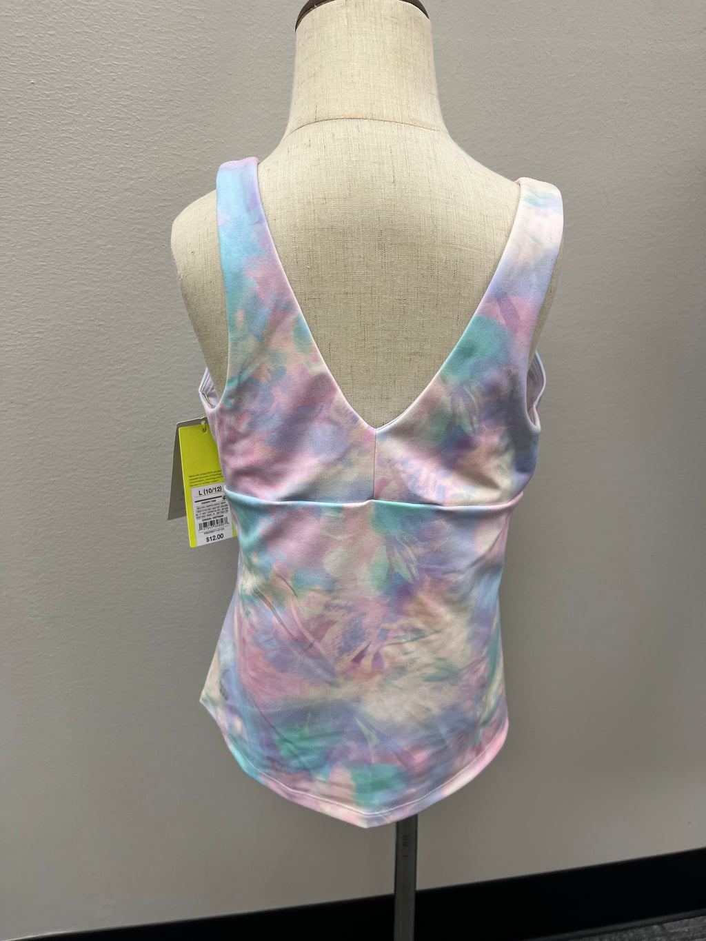 New Girls Tie Dye Athletic Tank