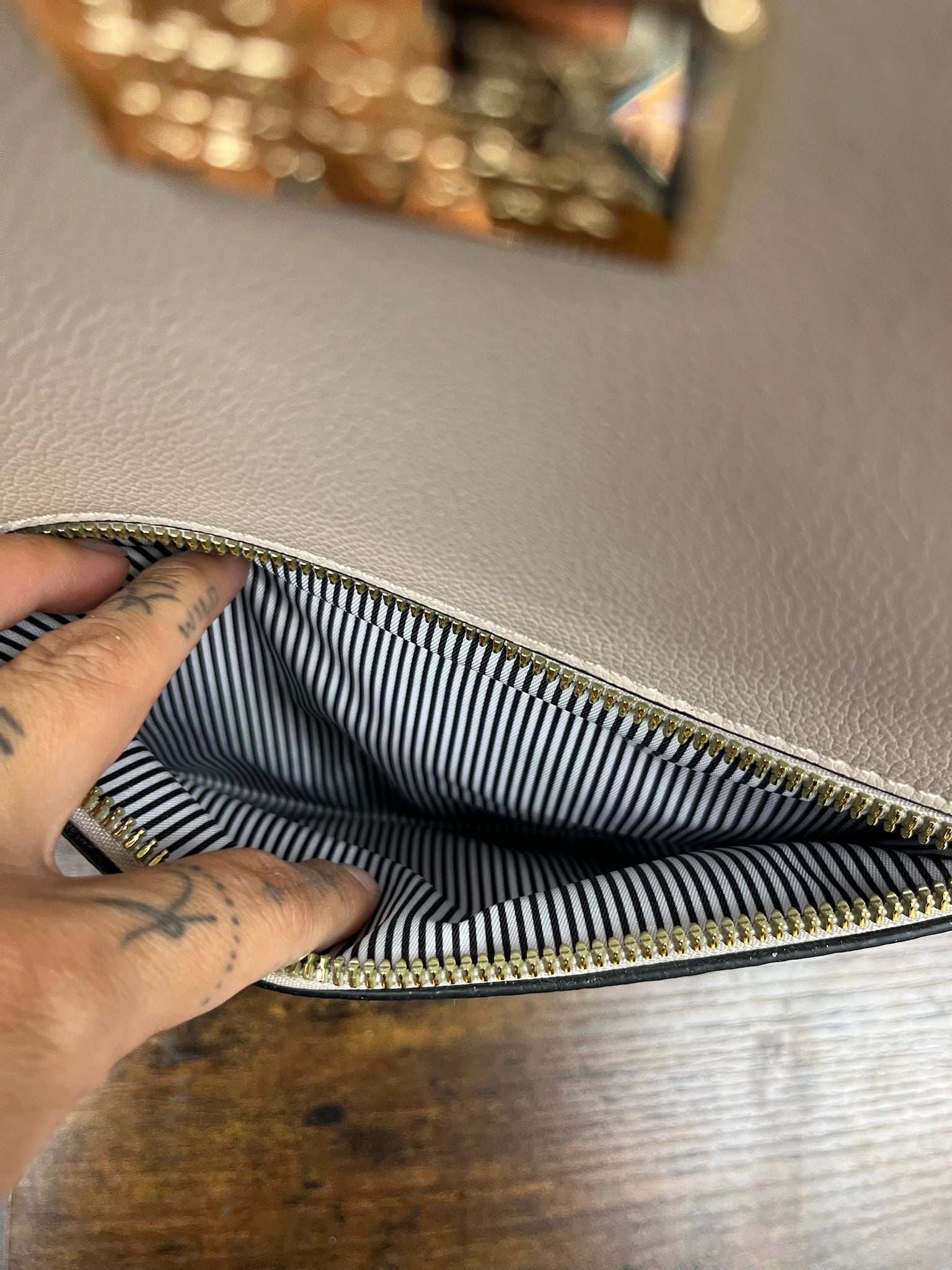 New Beige Backpack