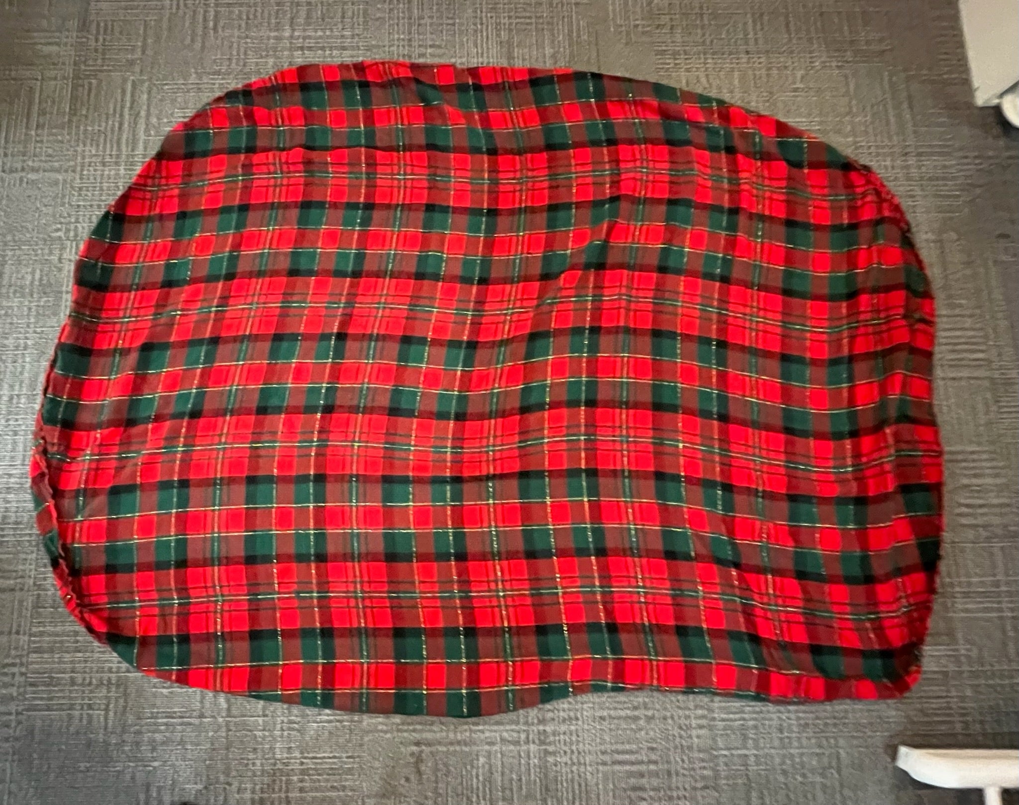 Red Flannel Tablecloth