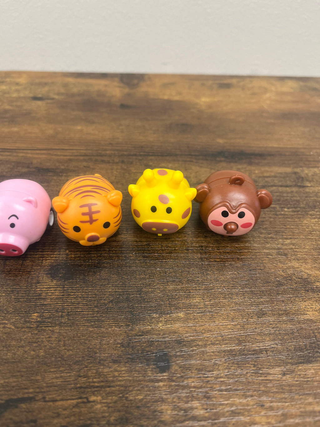 New 6 pack Mini Animals on Wheels