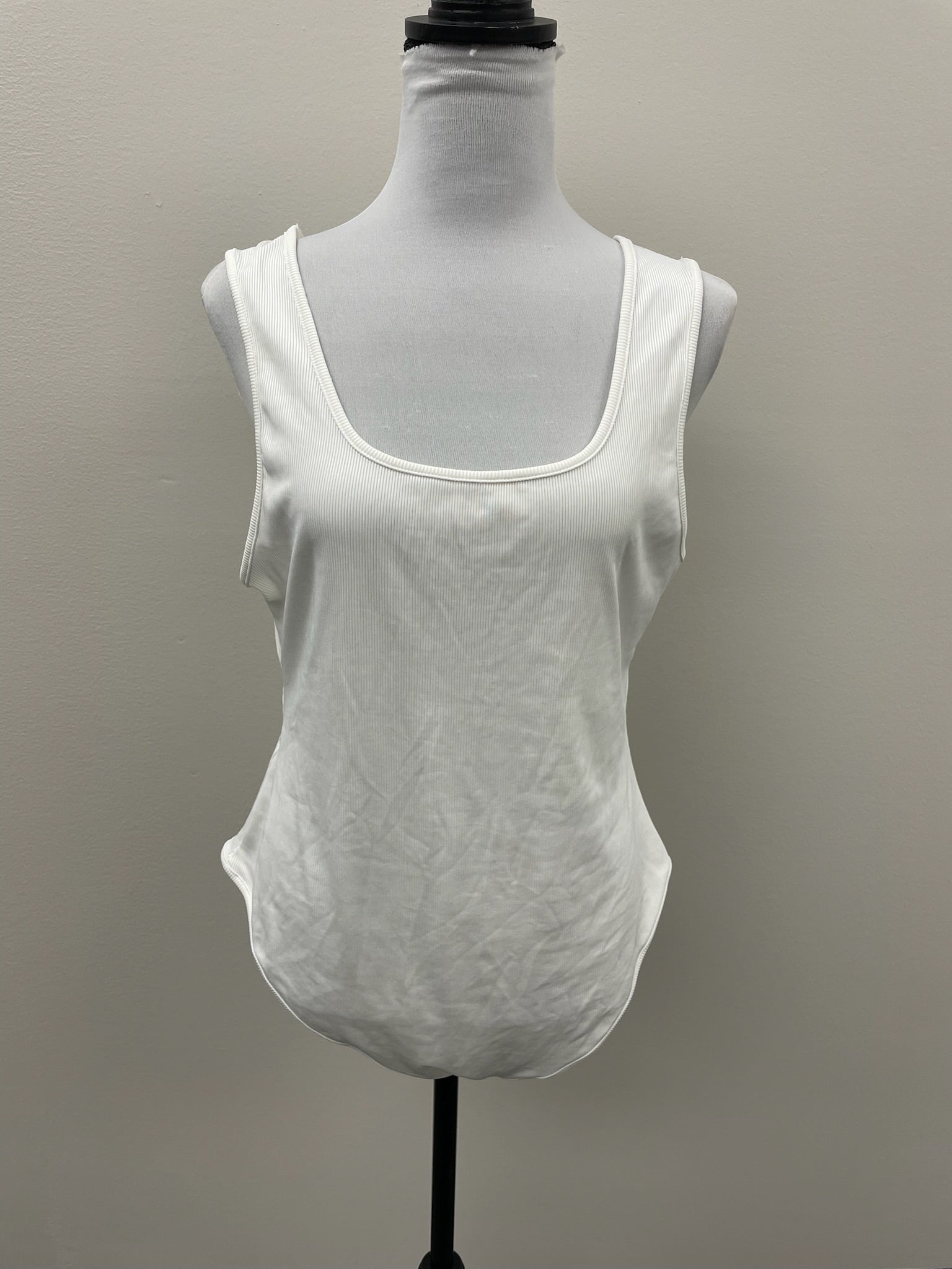 Women’s White Tank Top Bodysuit