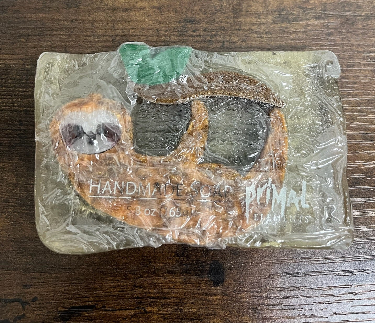 Kiwi Scented Handmade Sloth Soap Bar