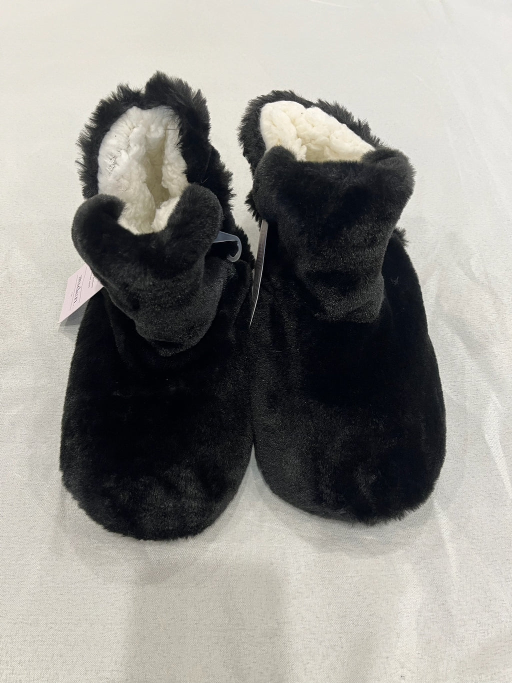Women’s Black High Top Slippers