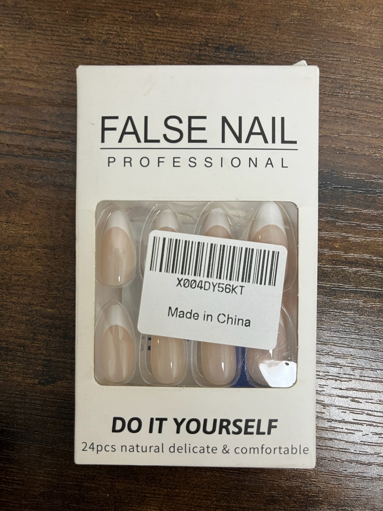 New French Tip Nail Set