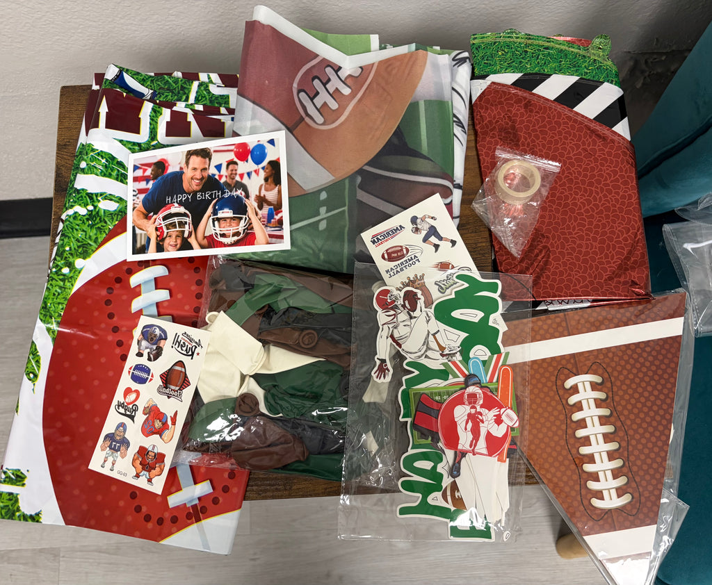 New Football Decor Set