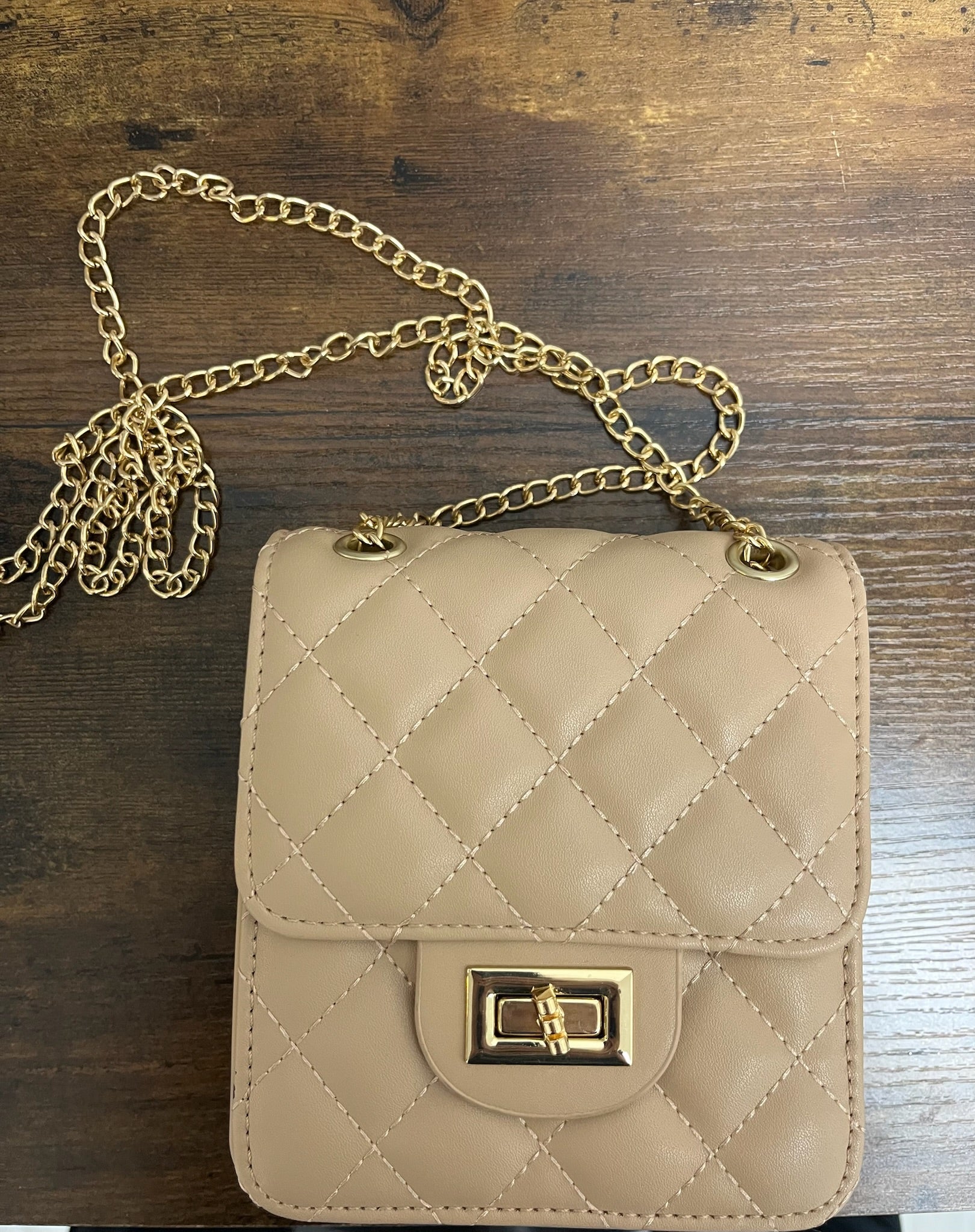 Used Once Tan Purse