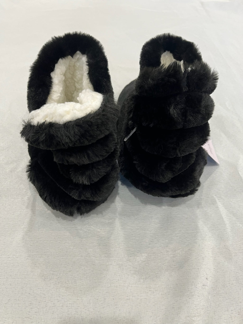 Women’s Black High Top Slippers