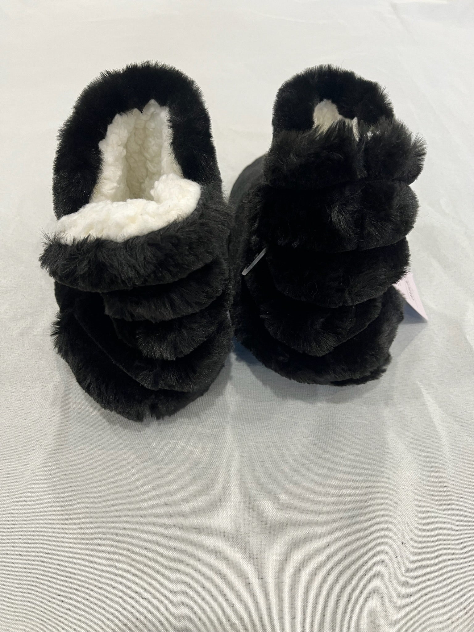 Women’s Black High Top Slippers
