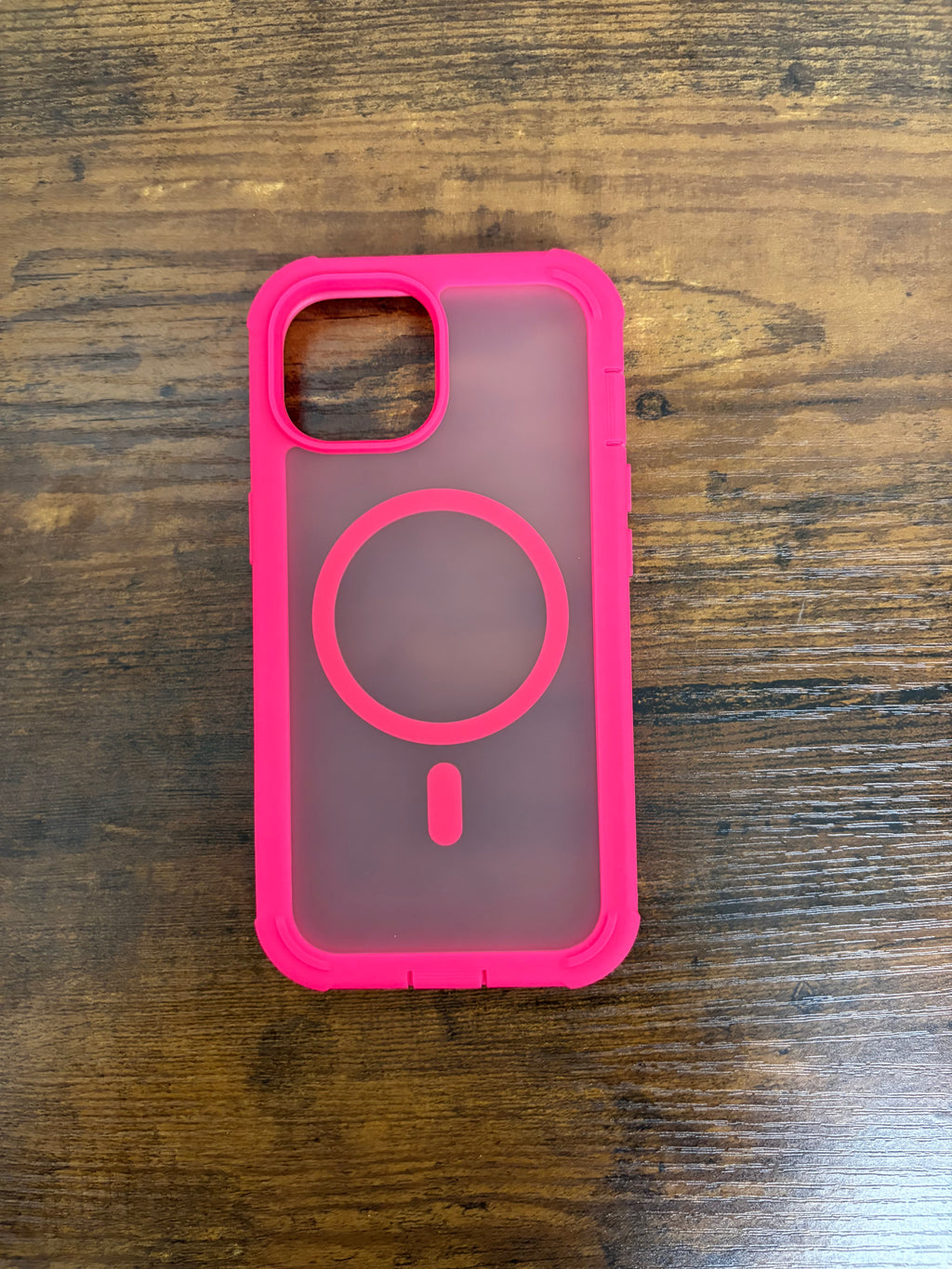 New Pink Magnetic iphone 15 Phone Case