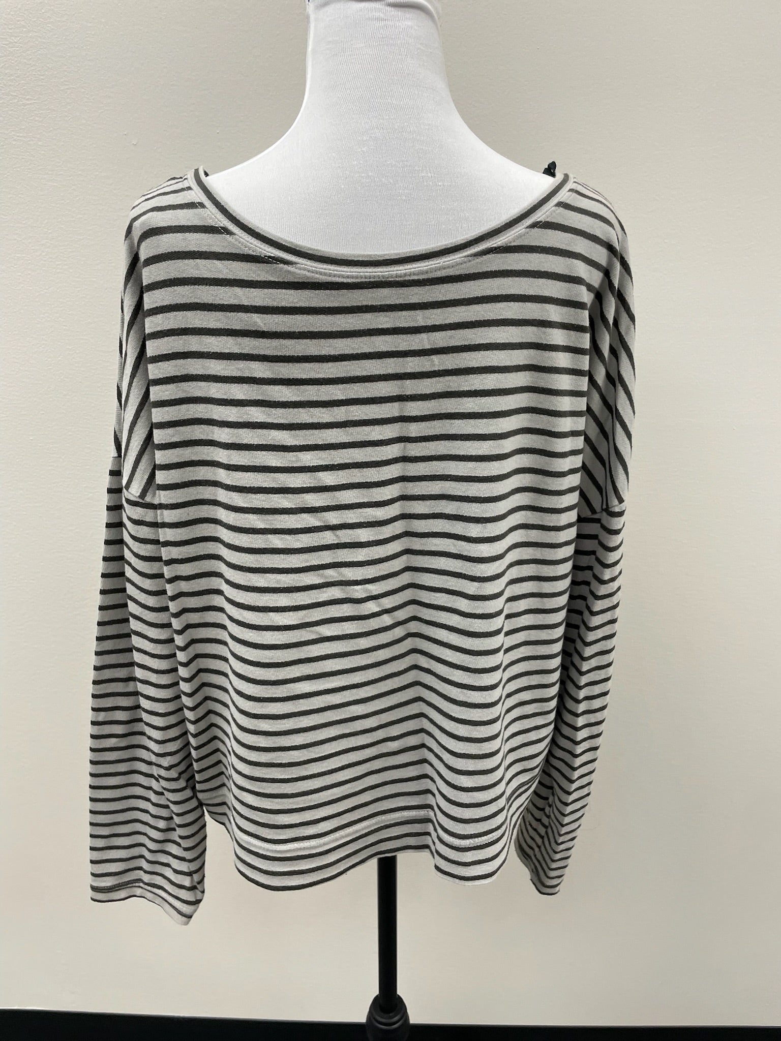 Women’s Striped Heart Long Sleeve Shirt