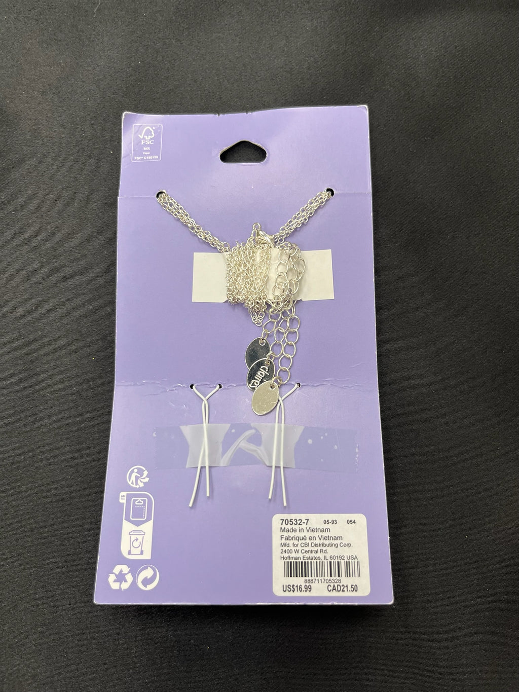 Three Piece Mommy & Mini Heart Necklace Set