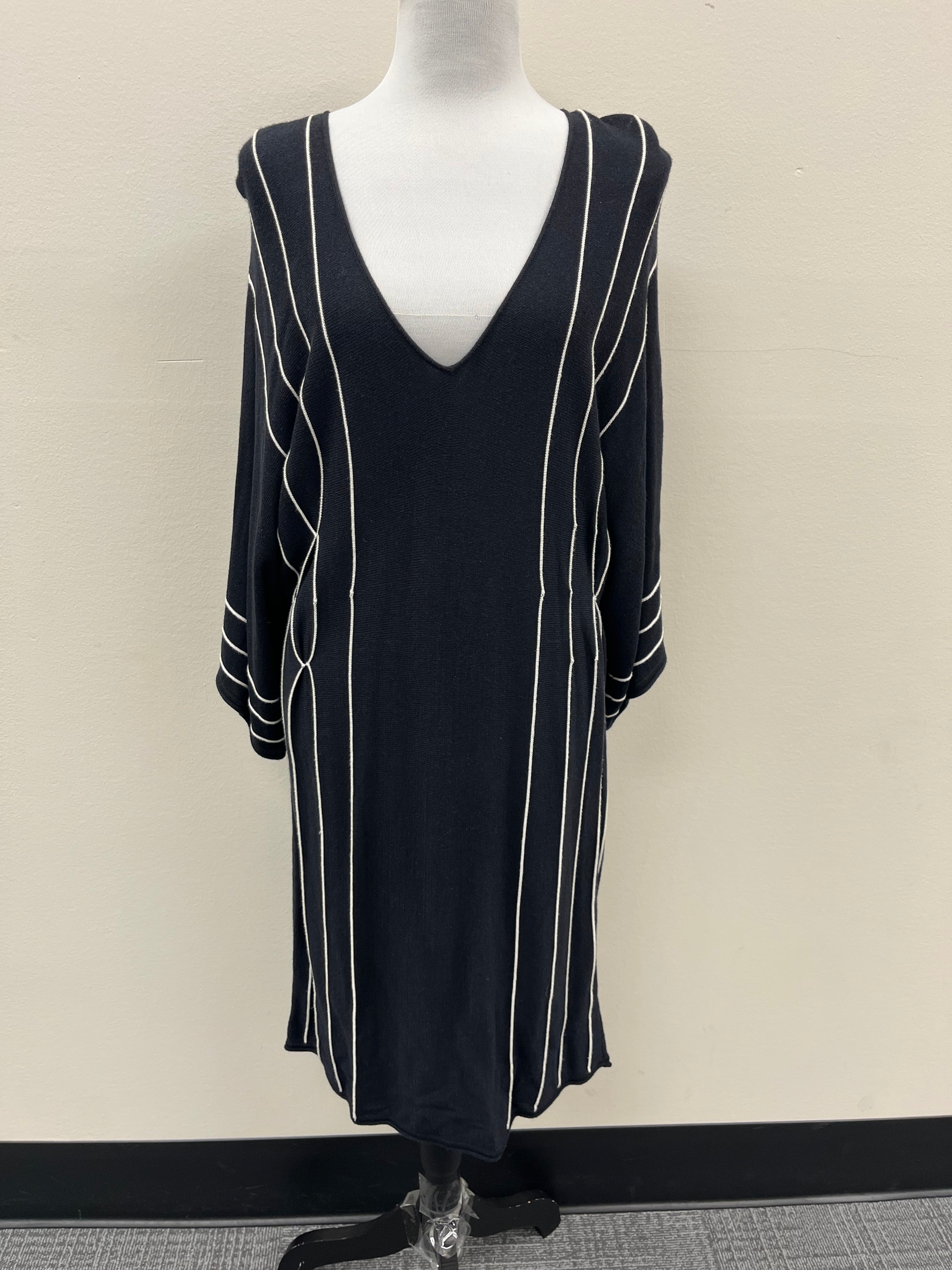 New Women’s Black Striped Dress