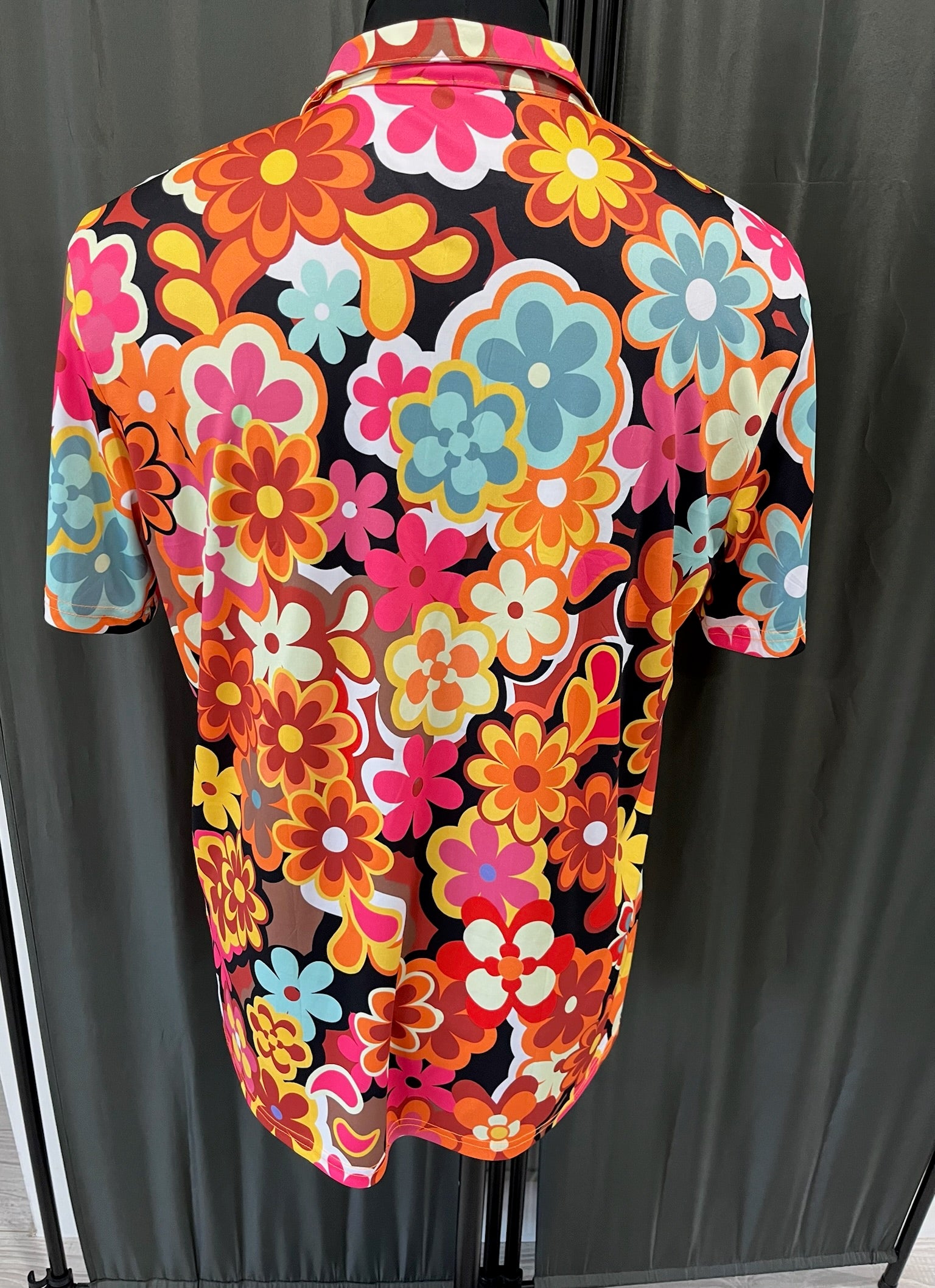 Men’s Floral Polo Shirt image 2