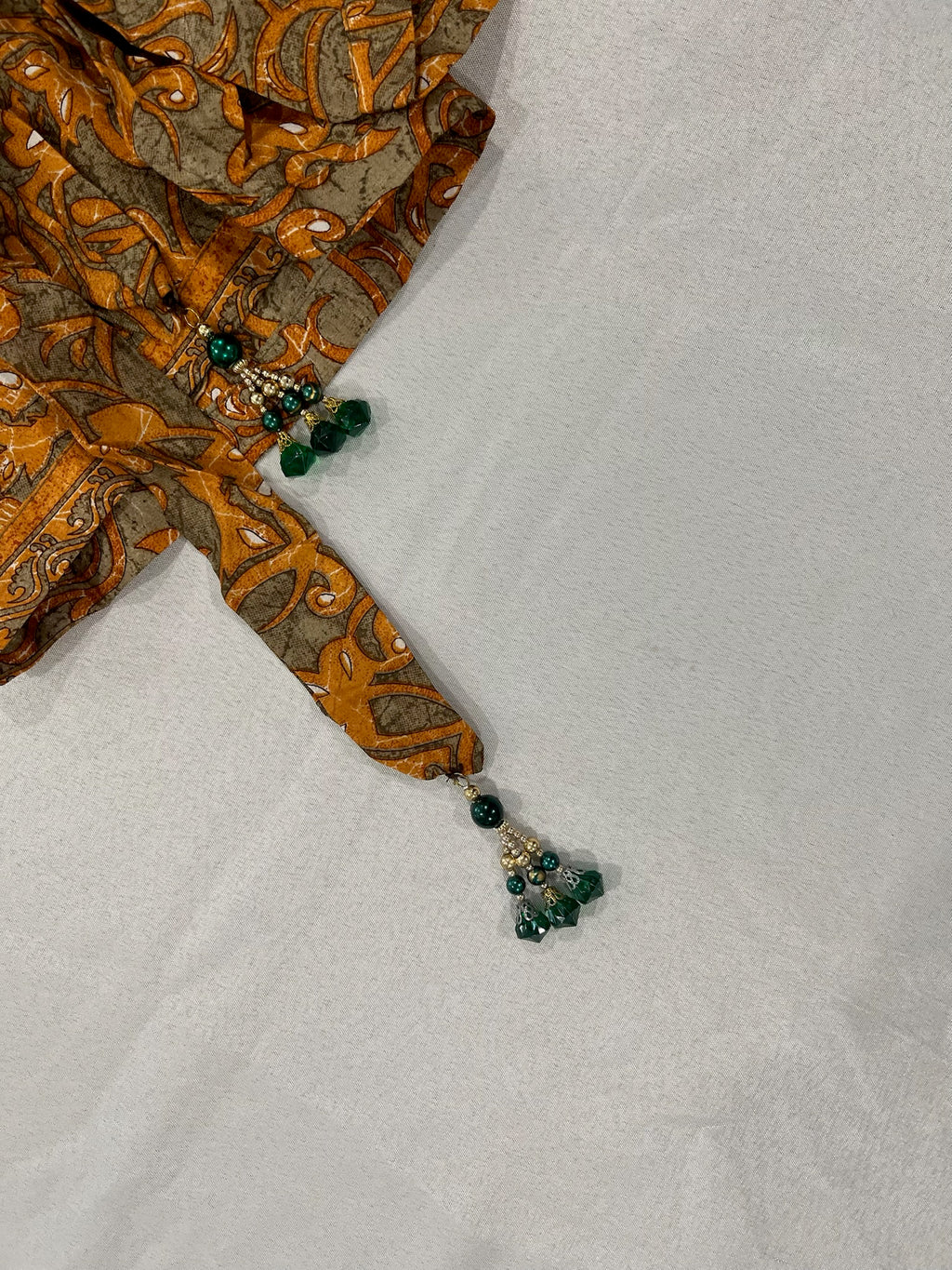 Women’s Shorts With Attached Beaded Waist Tie image 2