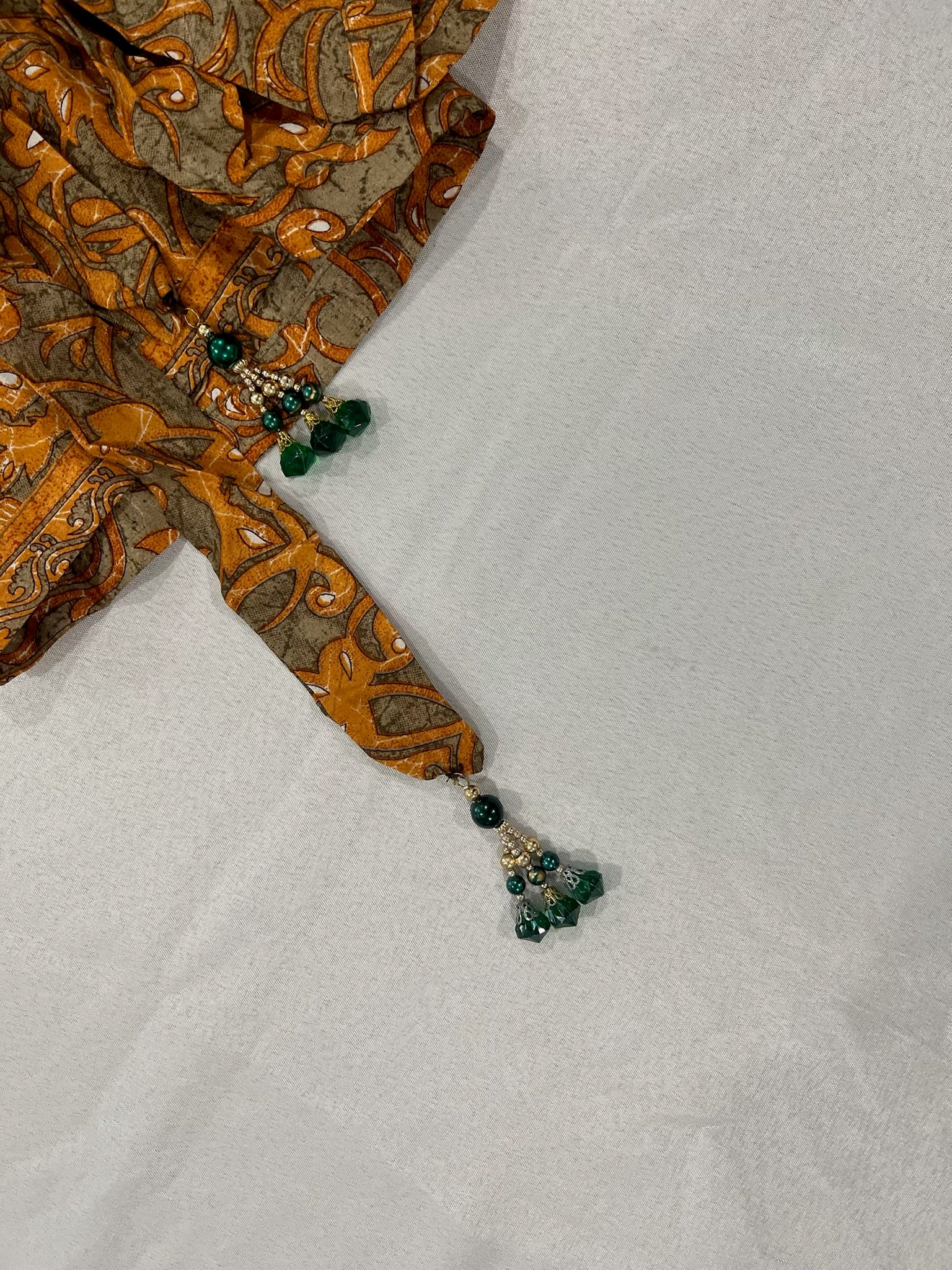 Women’s Shorts With Attached Beaded Waist Tie image 2