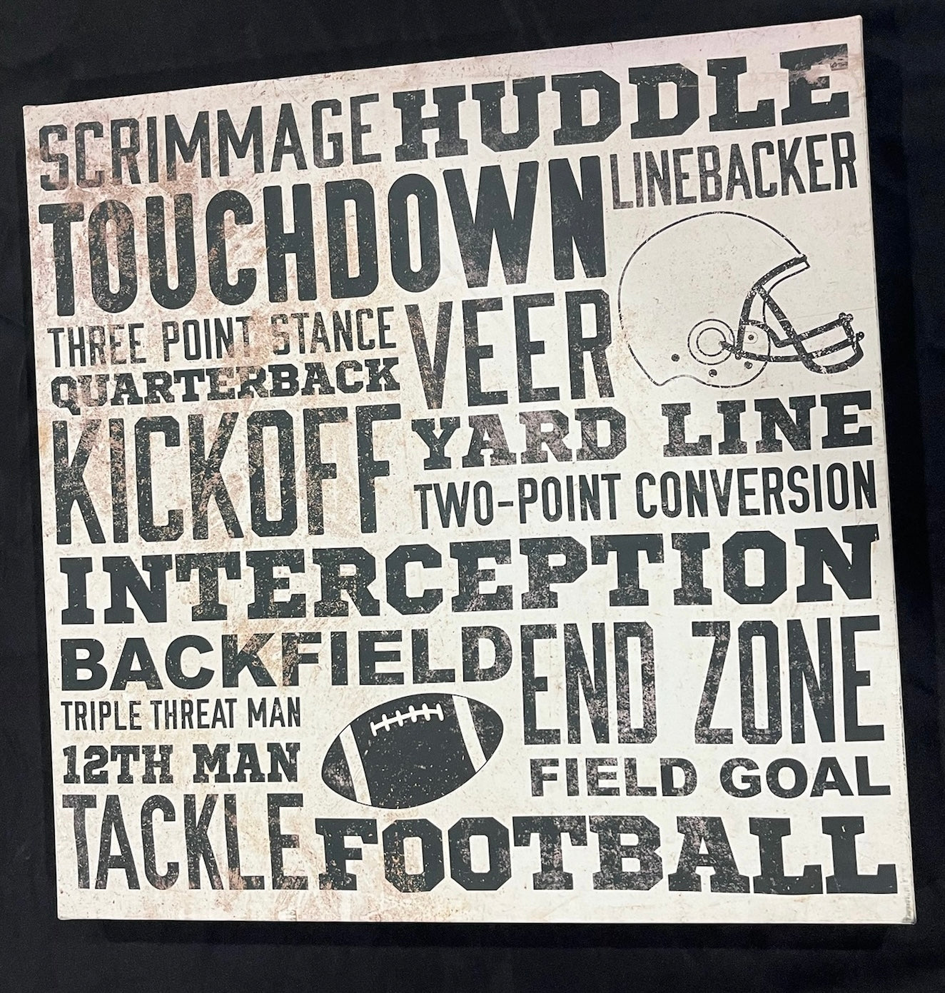 Football Decor Sign image 0