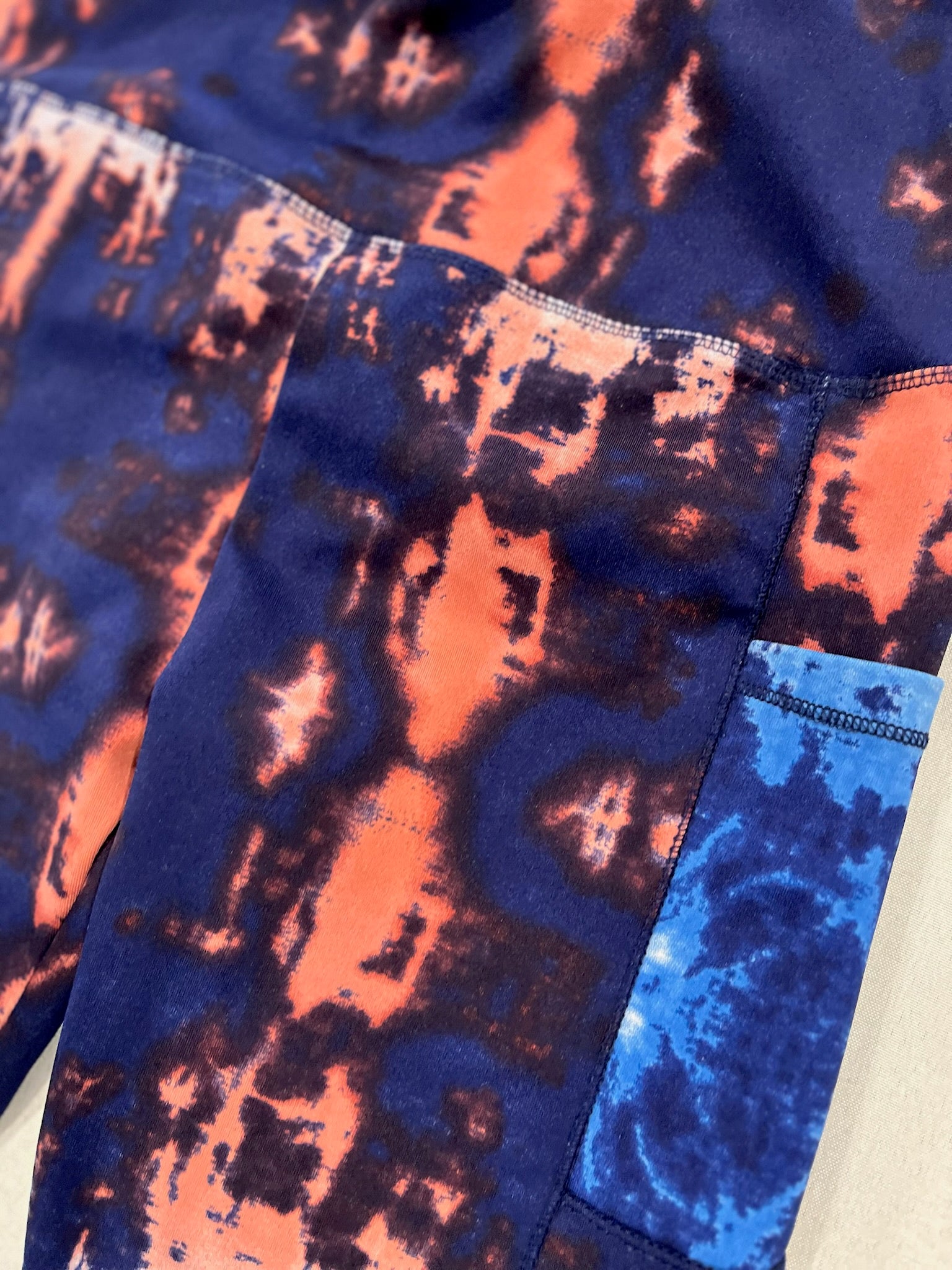 Women’s Blue/Purple Tie Dye Athletic Set image 1