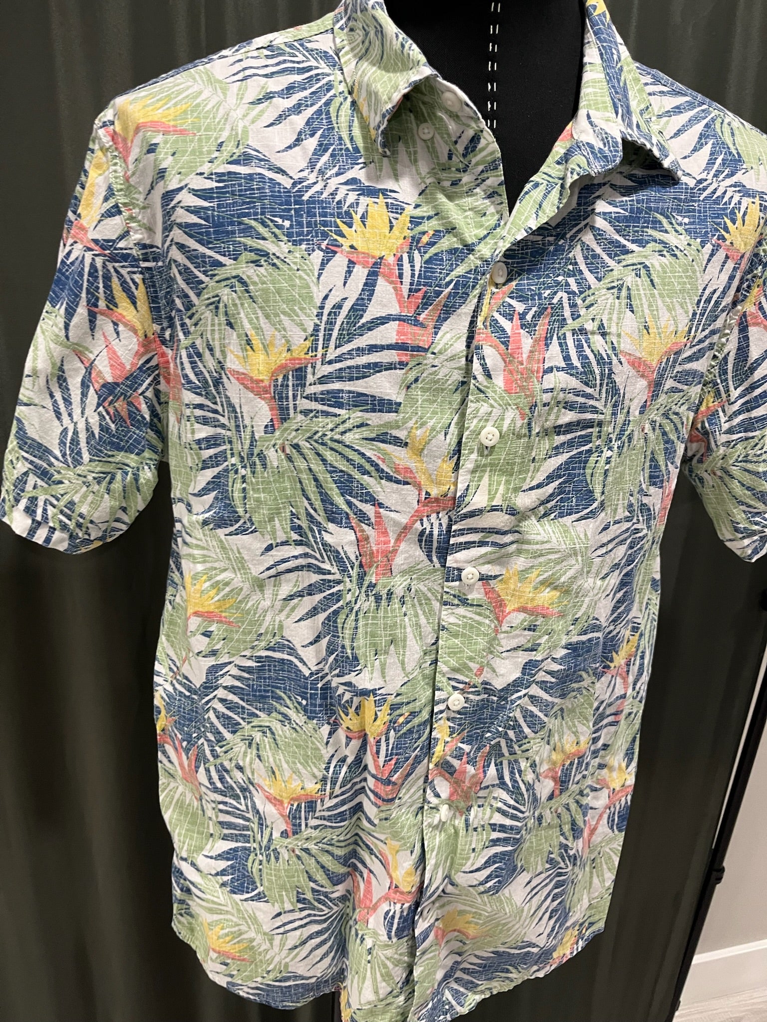 Men’s Floral Button Up Shirt image 1