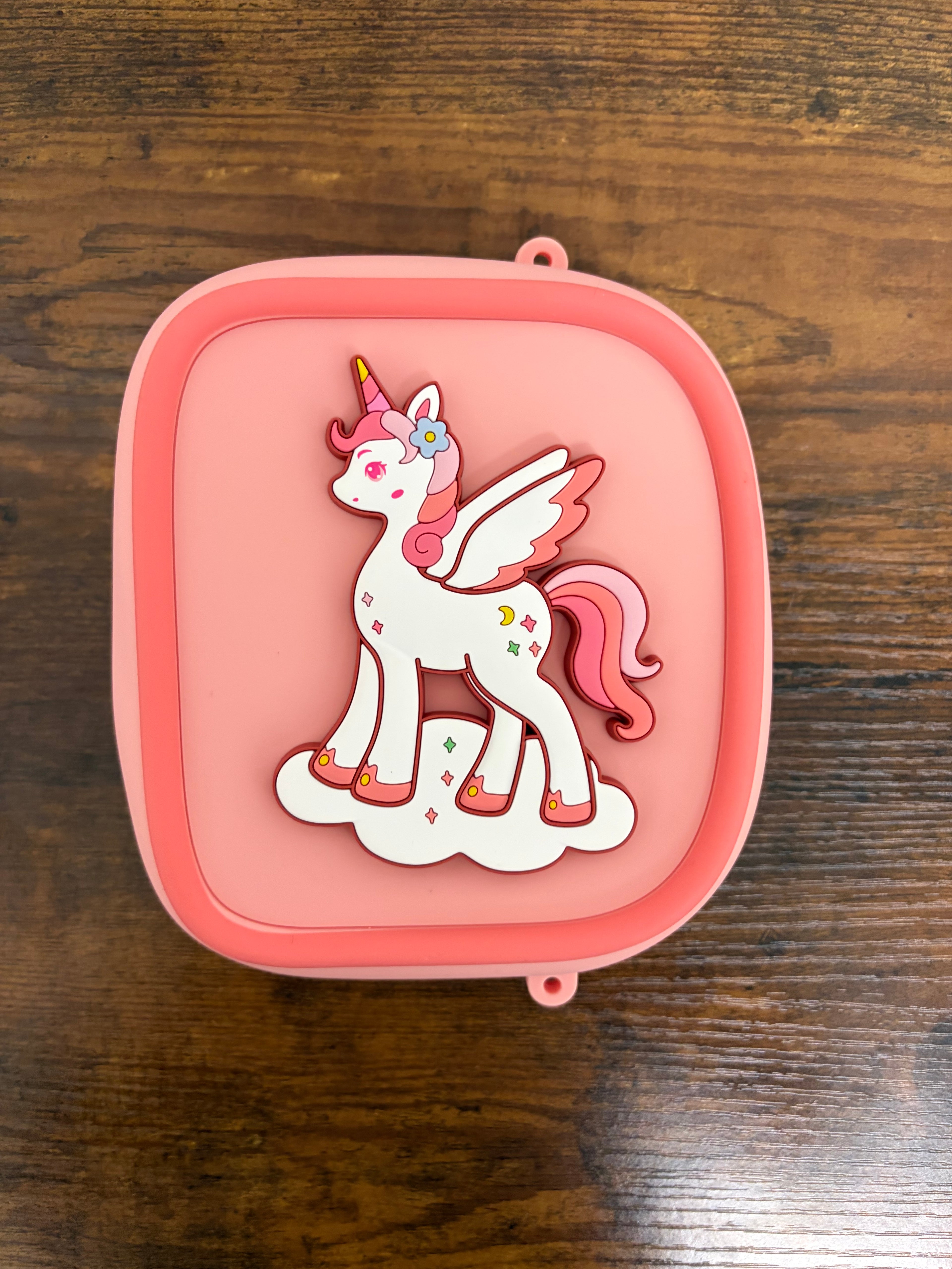 New Pink Unicorn Silicone Pouch