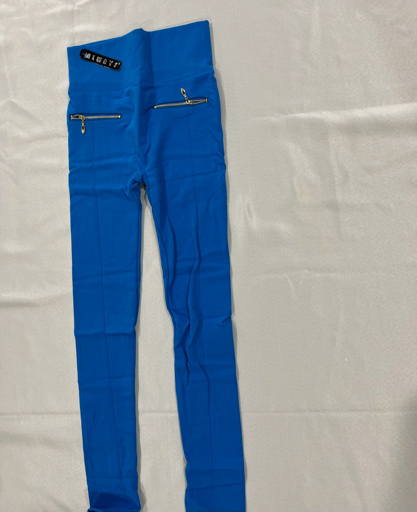 Women’s Thick Legging Pants With Fake Zipper Pocket image 2