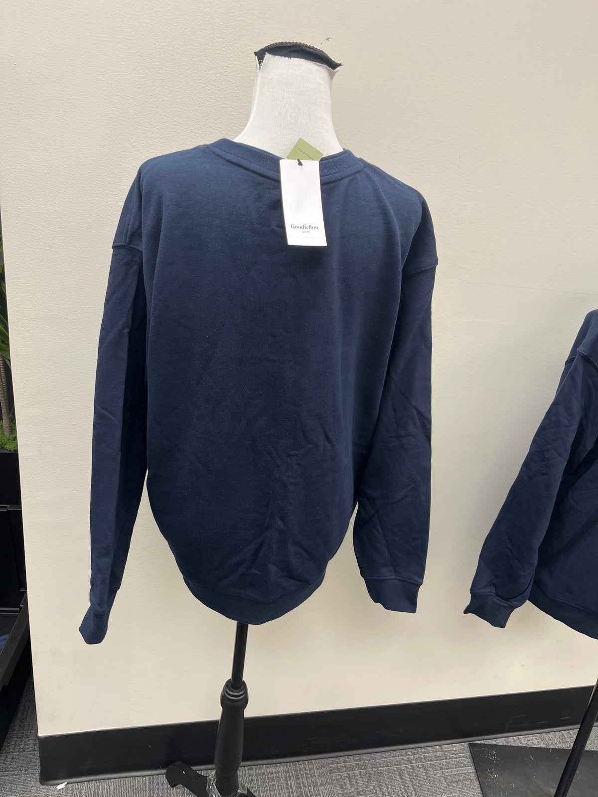 New Unisex Blue Crewneck Sweater